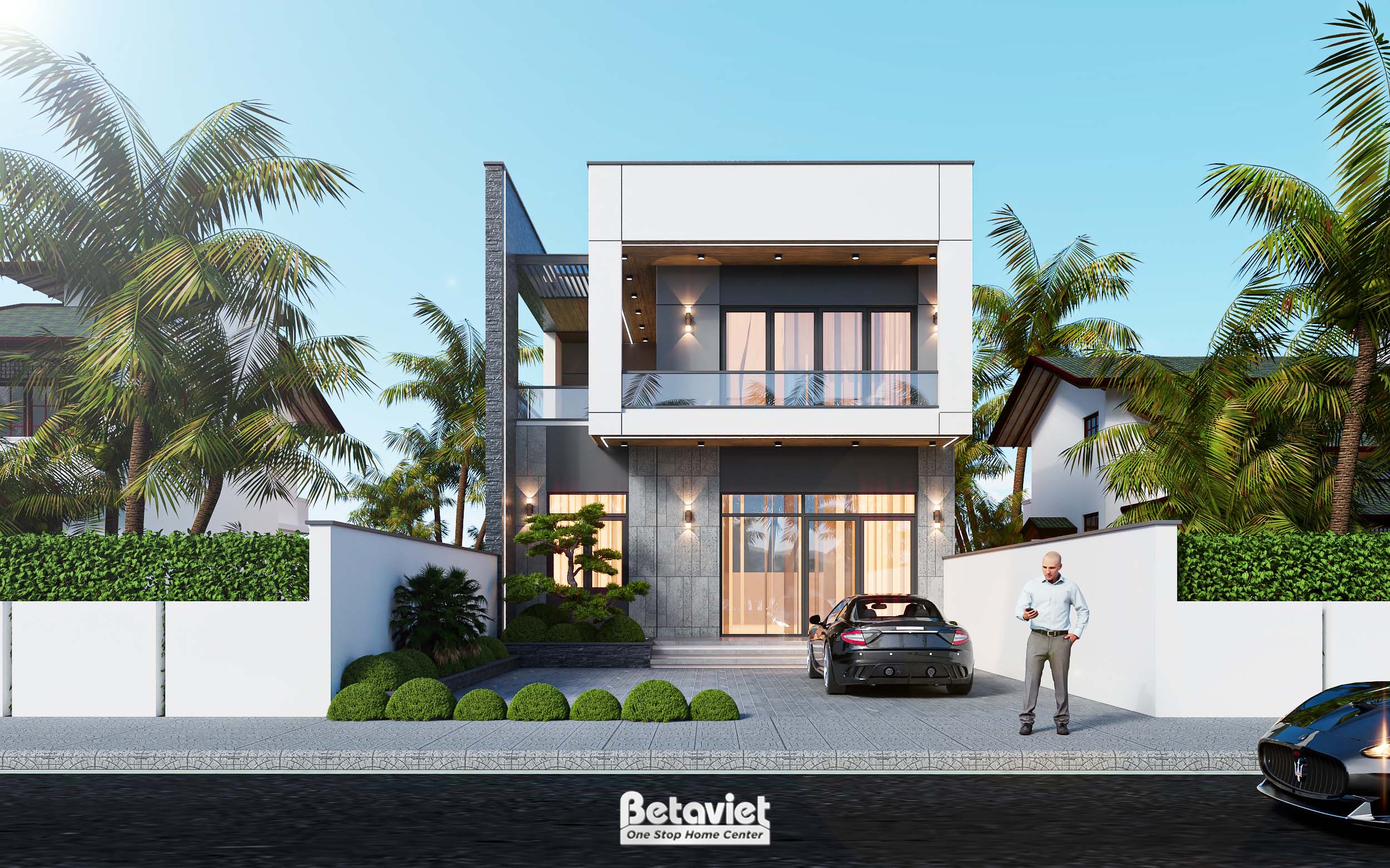 Biệt thự 2 tầng Minimalism Hải Phòng 292m² KT2008728 BETAVIET