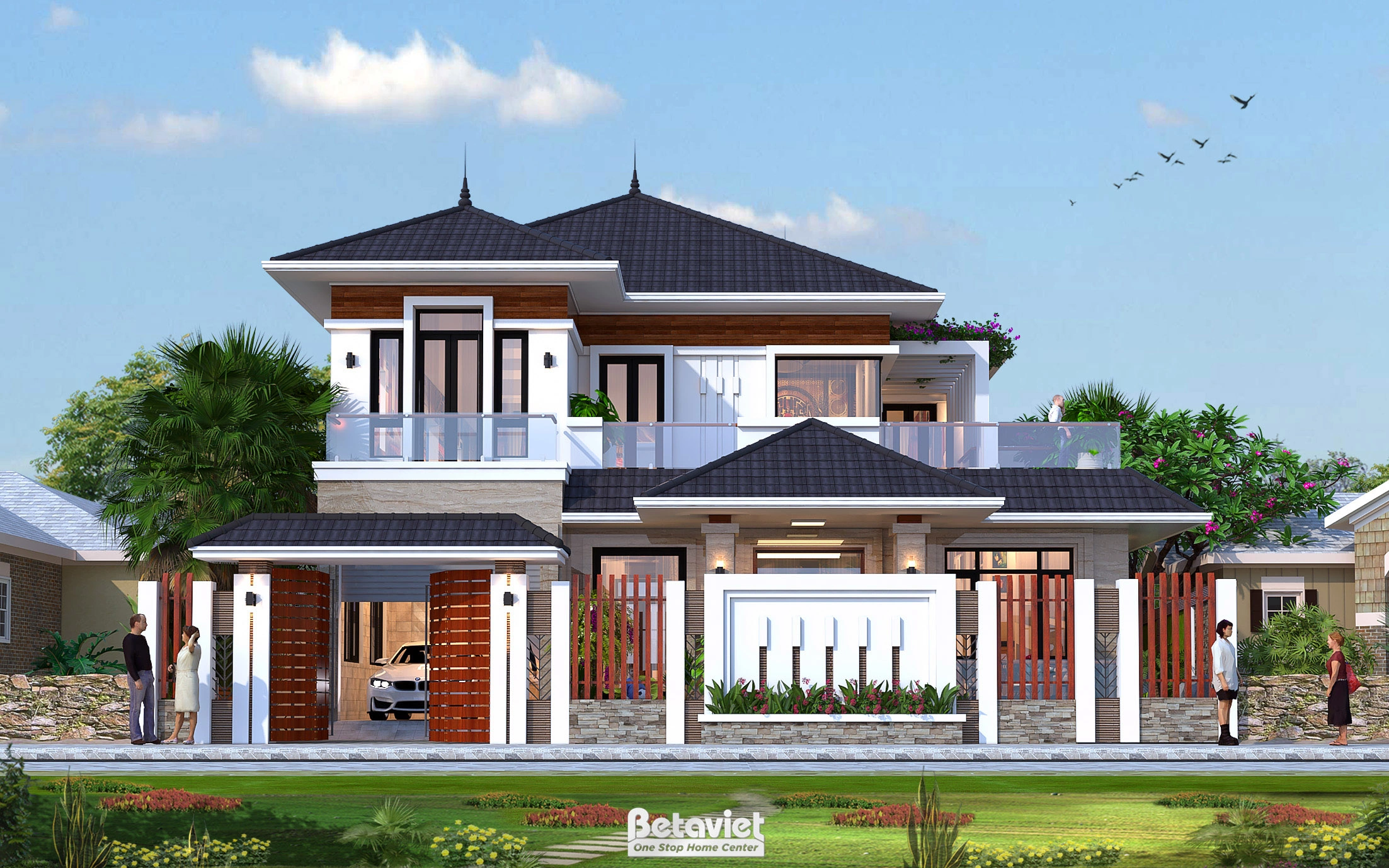 khách sạn hiện đại 7 tầng phong cách hiện đại tại Hà Nội