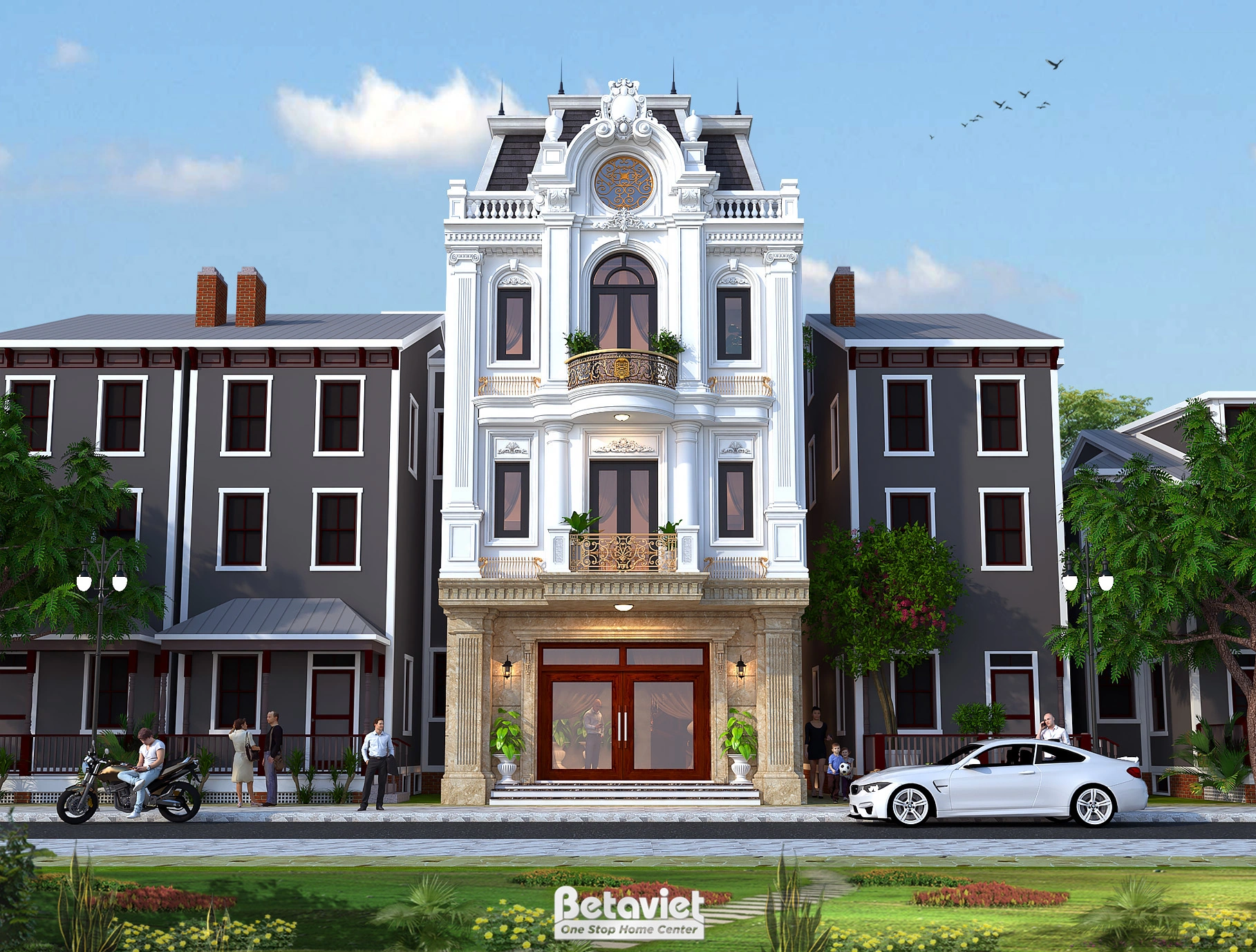 Thiết kế nhà phố, biệt thự liền kề