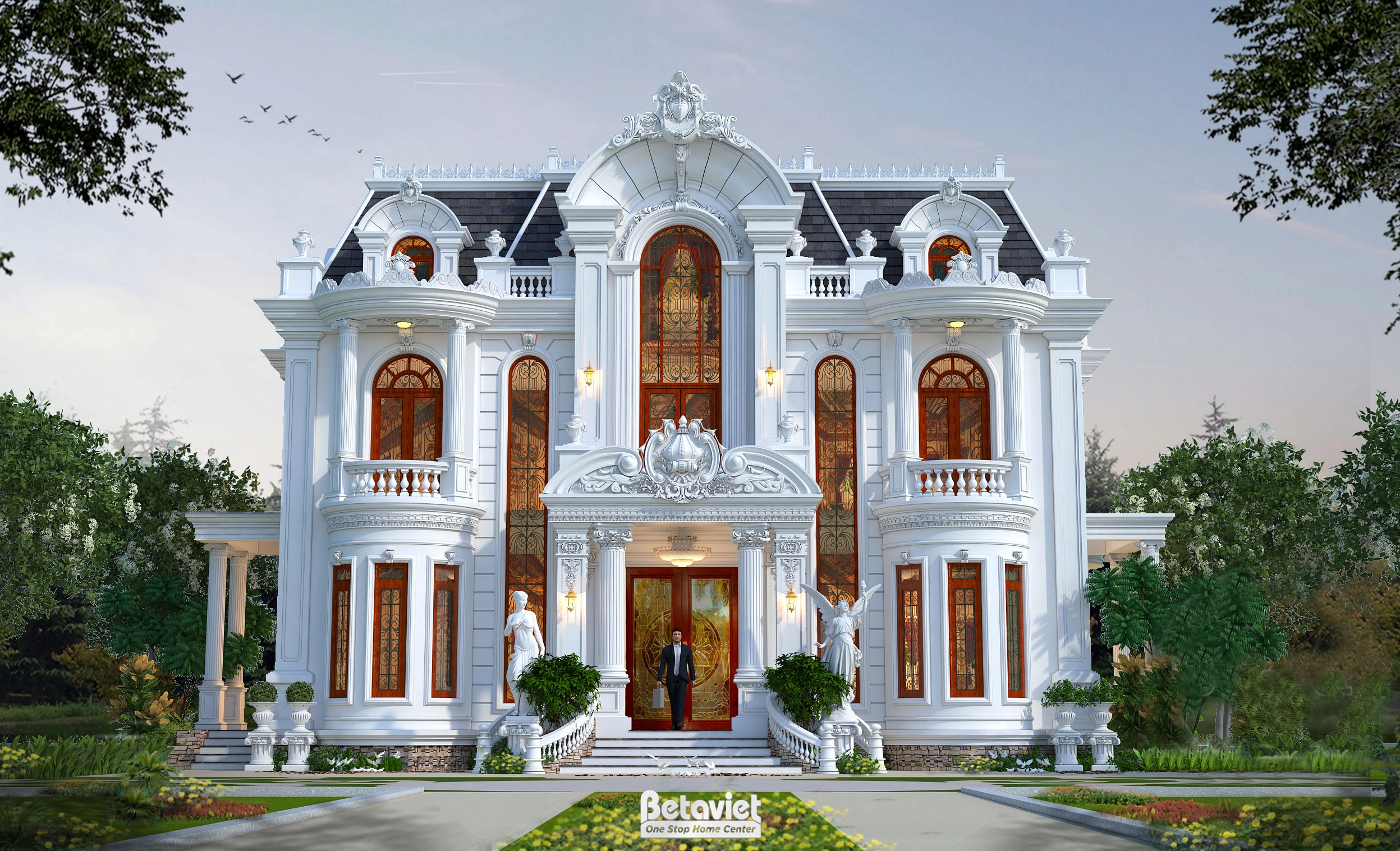 kiến trúc khách sạn 7 tầng tại Quảng Ninh