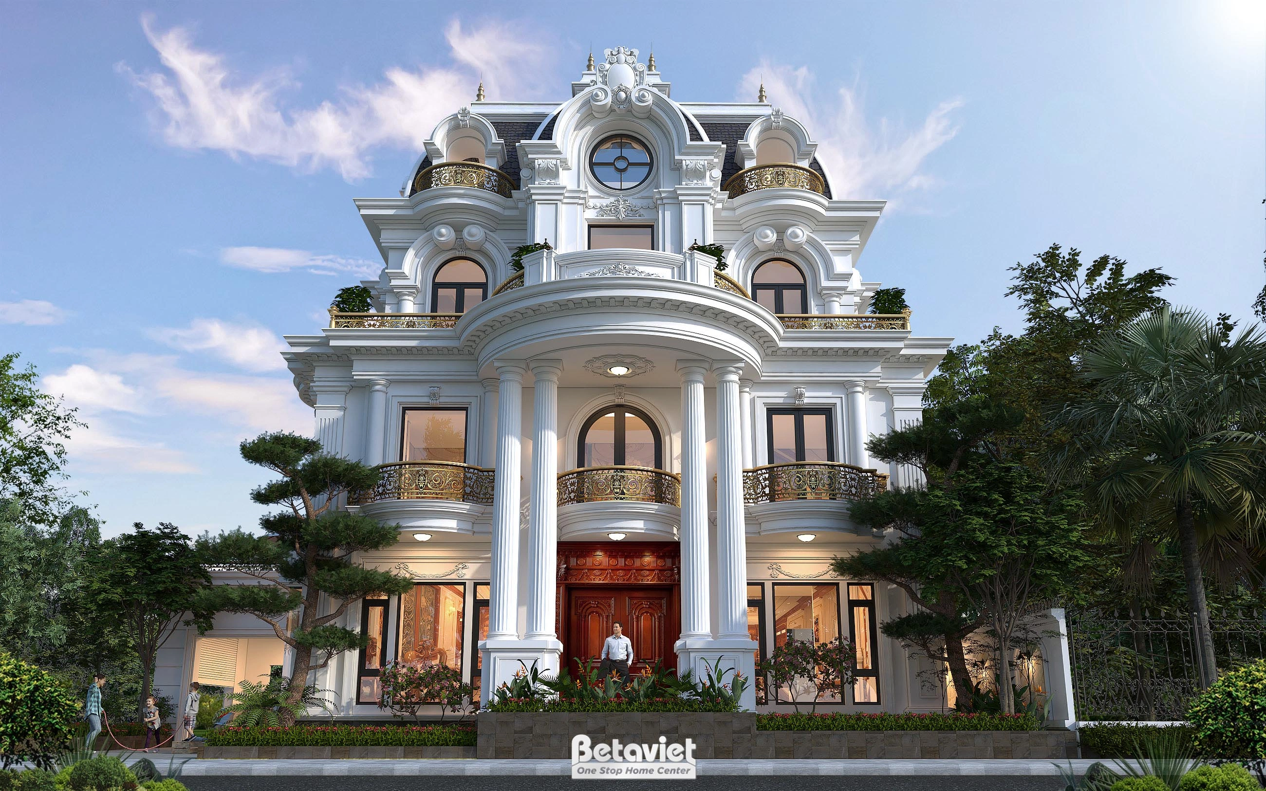 Mẫu thiết kế khách sạn tân cổ điển 9 tầng tại Nha Trang