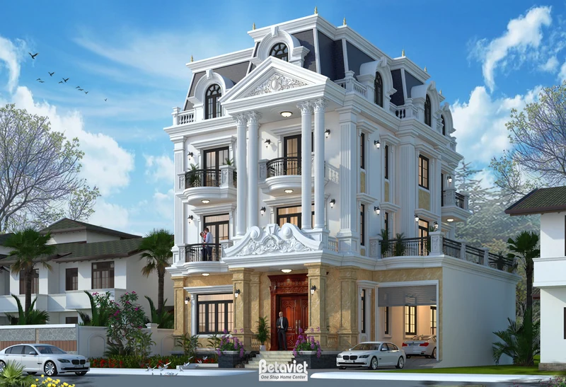 Mẫu thiết kế khách sạn tân cổ điển 9 tầng tại Nha Trang