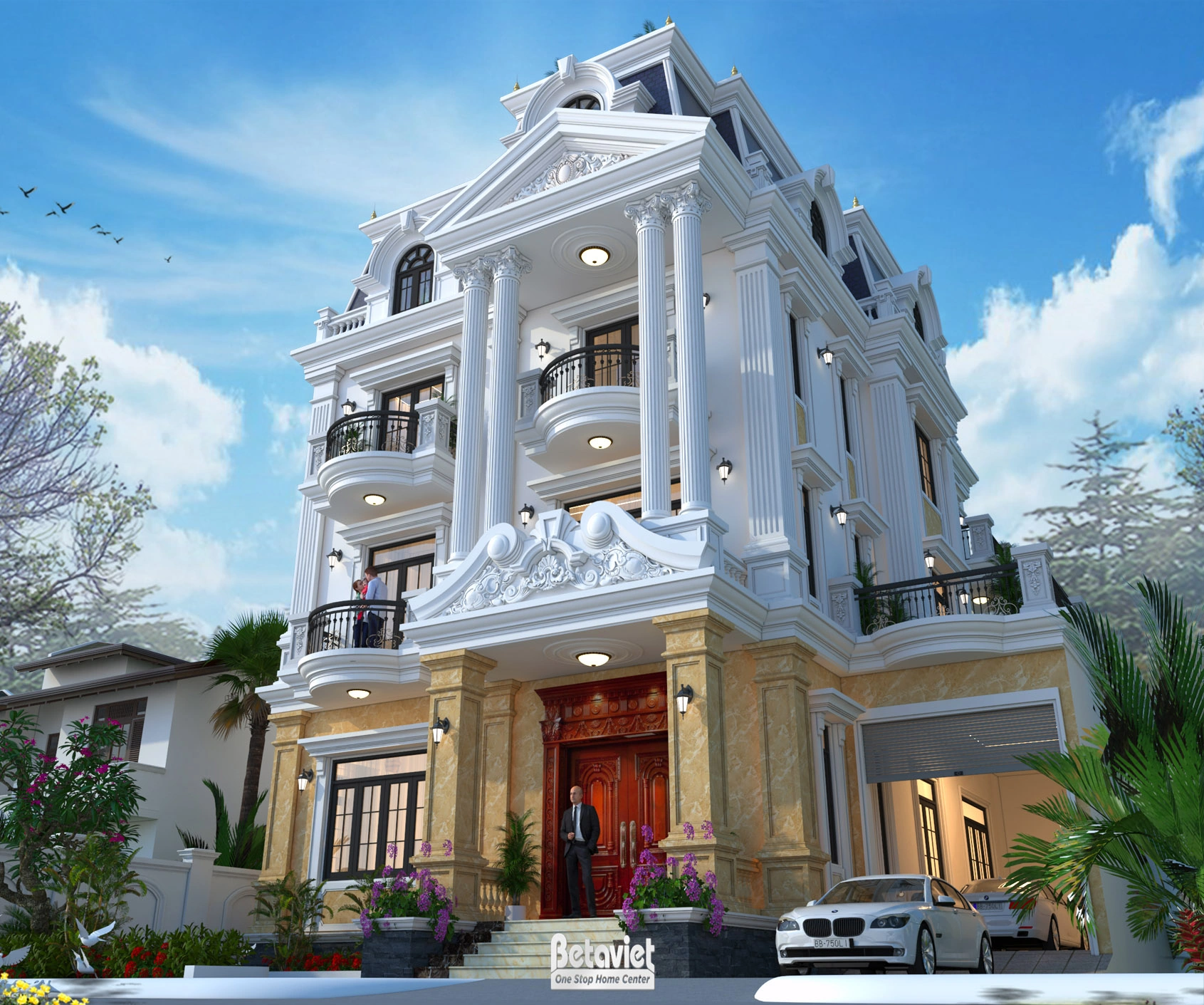 biệt thự 2 tầng