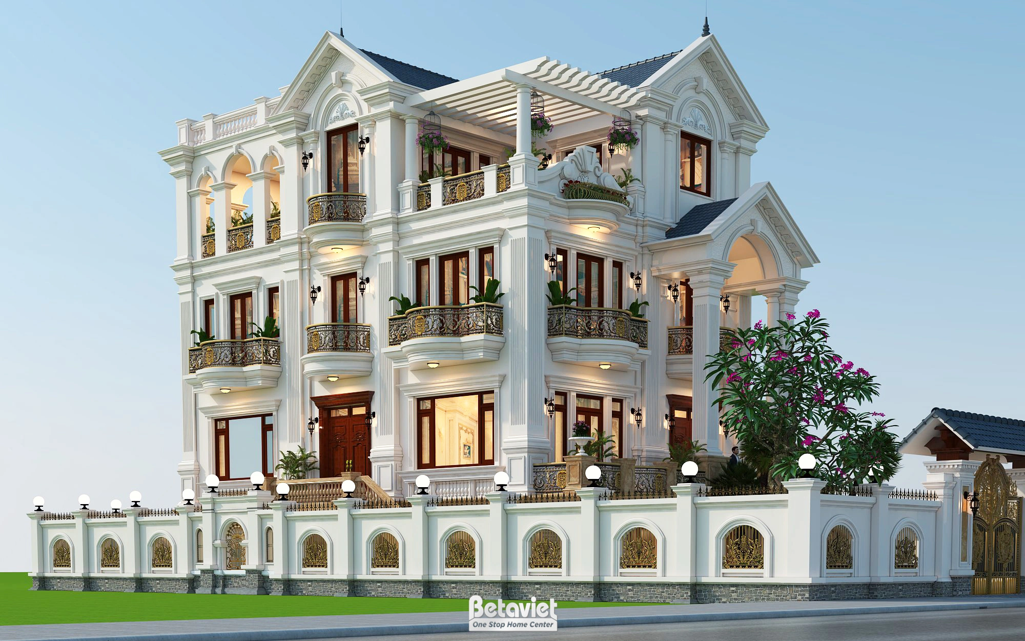 biệt thự 2 tầng