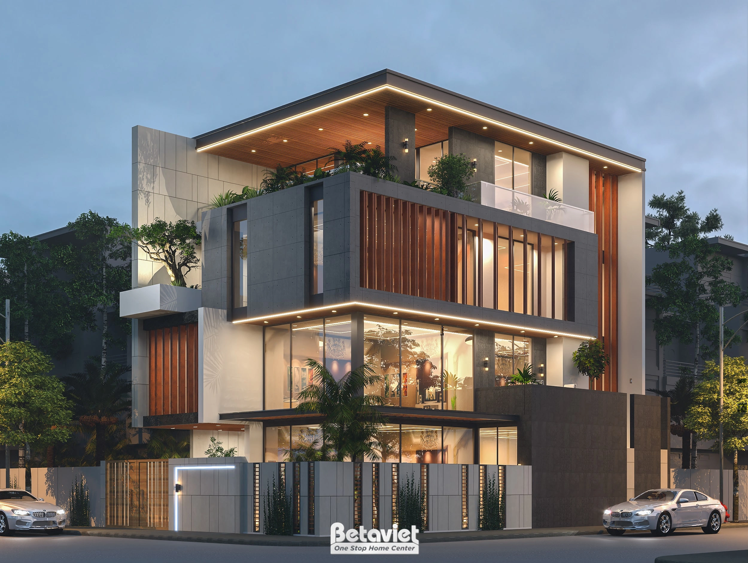 biệt thự 2 tầng