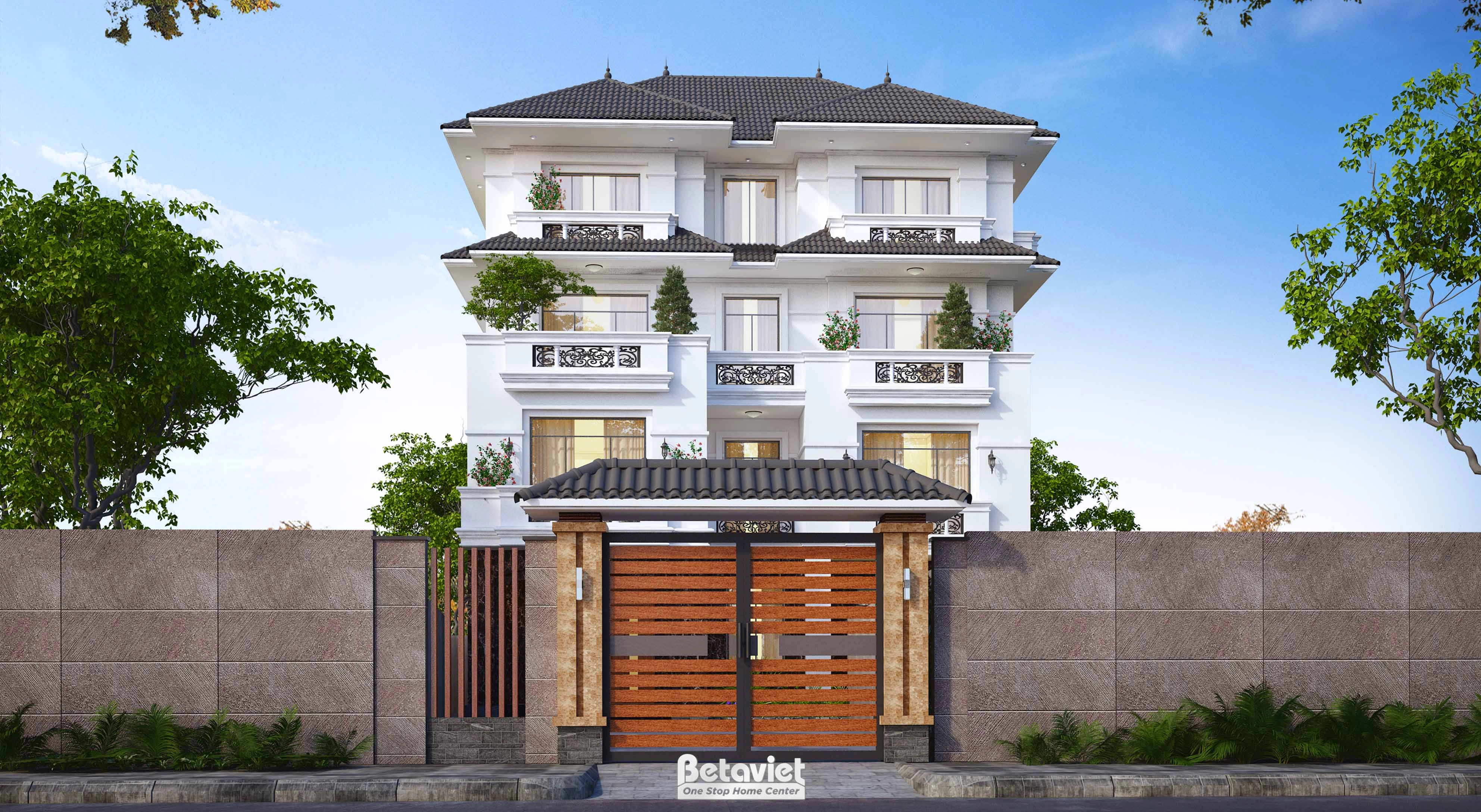 Biệt thự 2 tầng tân cổ điển tại Bắc Ninh