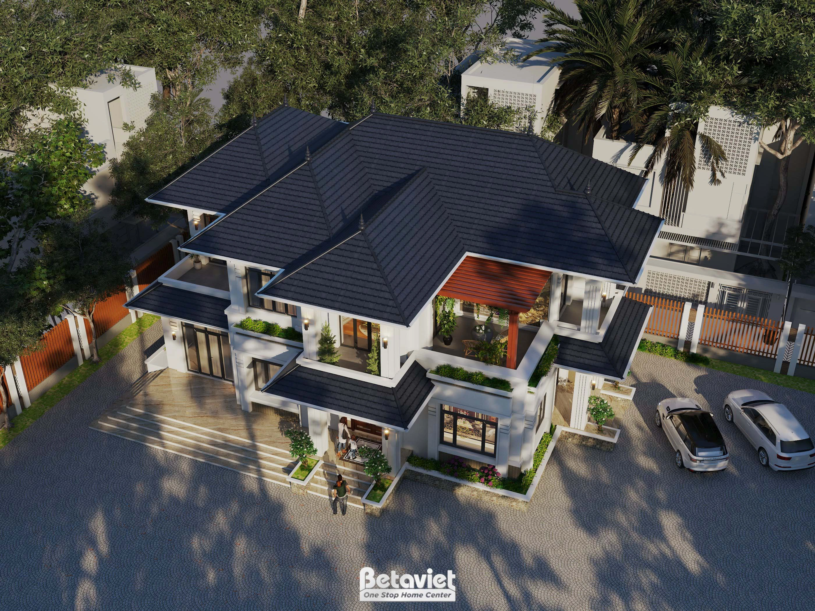 biệt thự 4 tầng