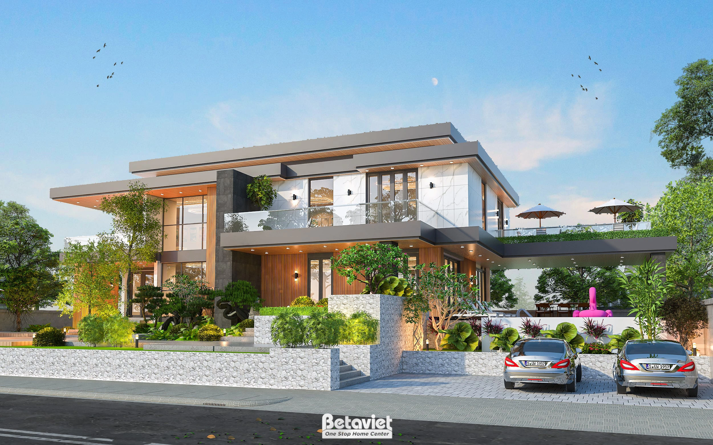 biệt thự 3 tầng phong cách cổ điển tại Bắc Ninh