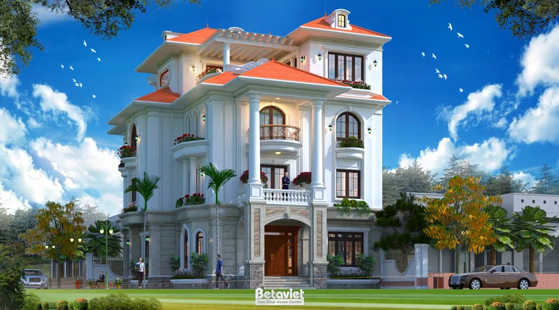 biệt thự nhà phố 5 tầng tân cổ điển tại Hưng Yên
