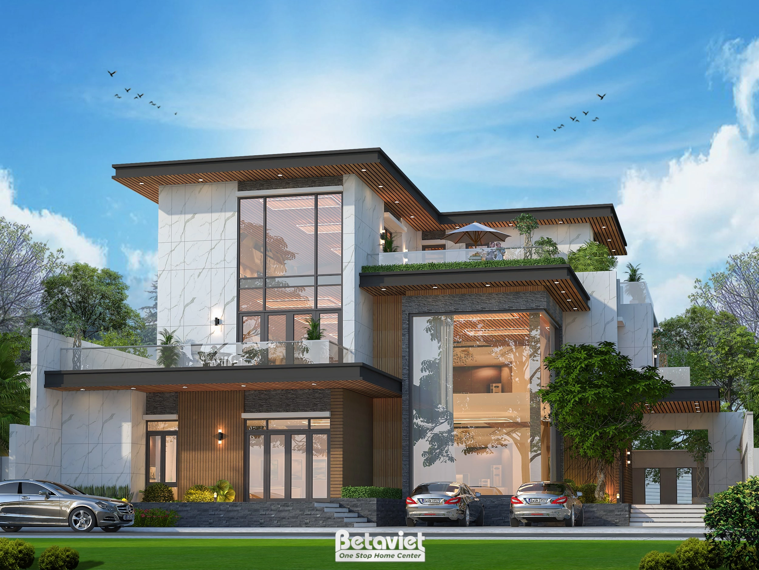 nhà phố 4 tầng phong cách tân cổ điển tại Hồ Chí Minh