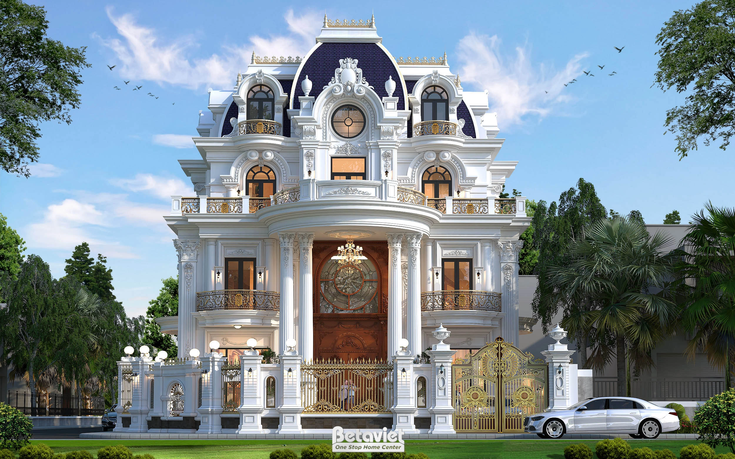 kiến trúc nhà hàng Á Đông tại Hà Tĩnh