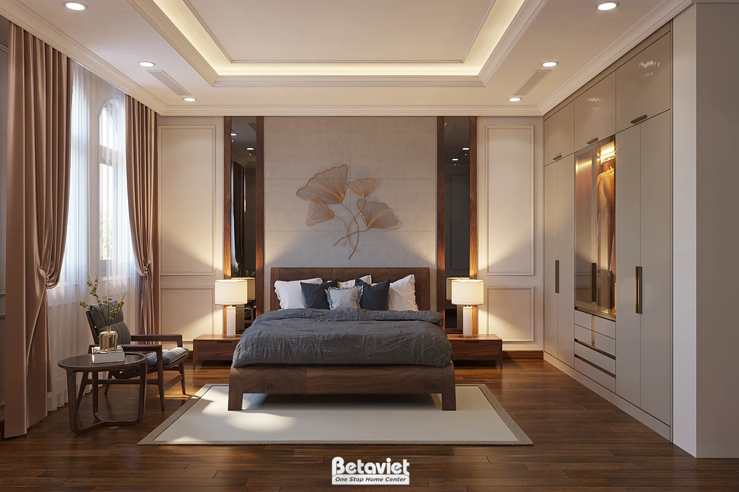 Mẫu thiết kế biệt thự tân cổ điển 2 tầng tại Phú thọ