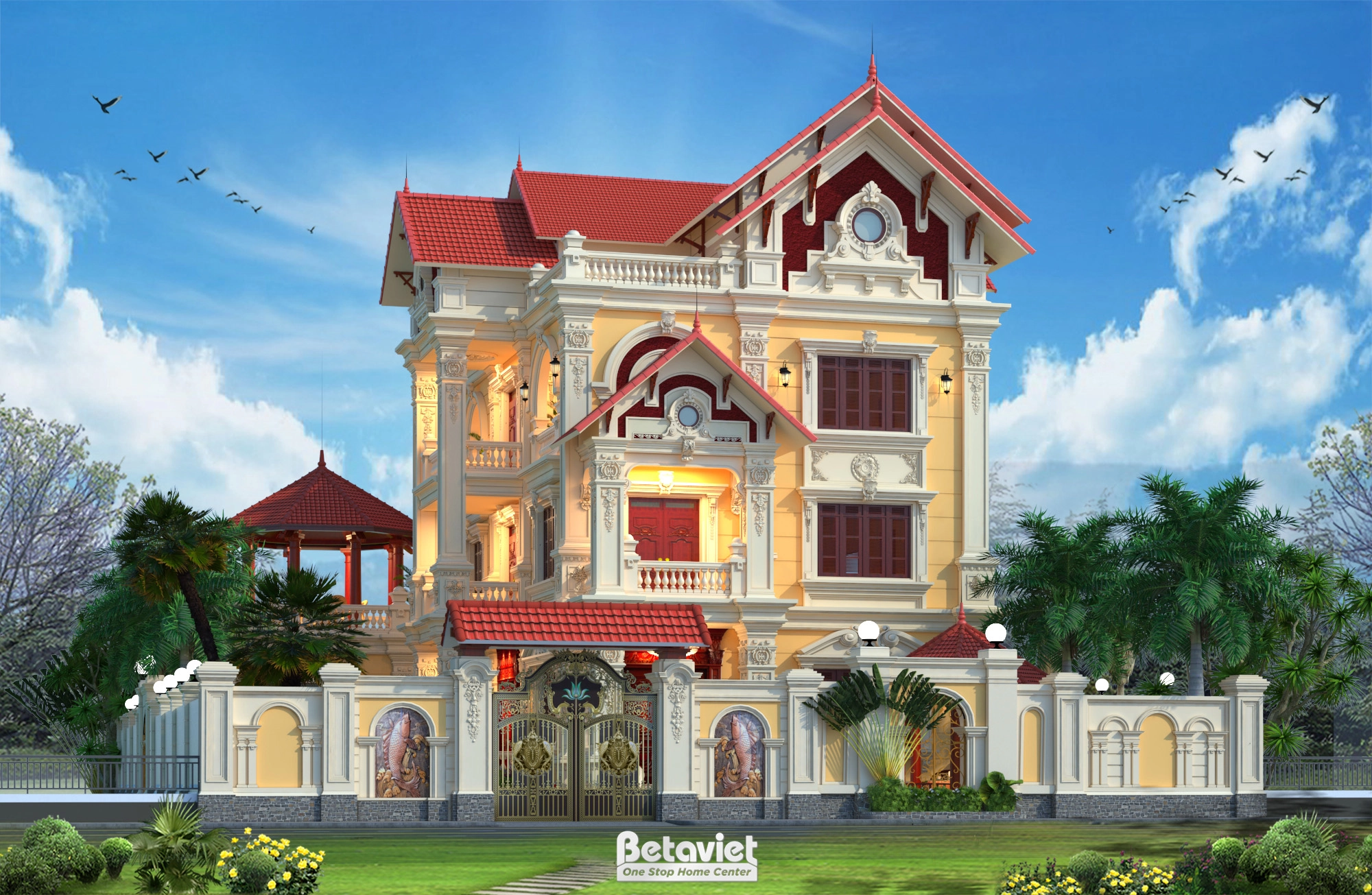 trụ sở văn phòng 7 tầng phong cách hiện đại tại Hà Nội