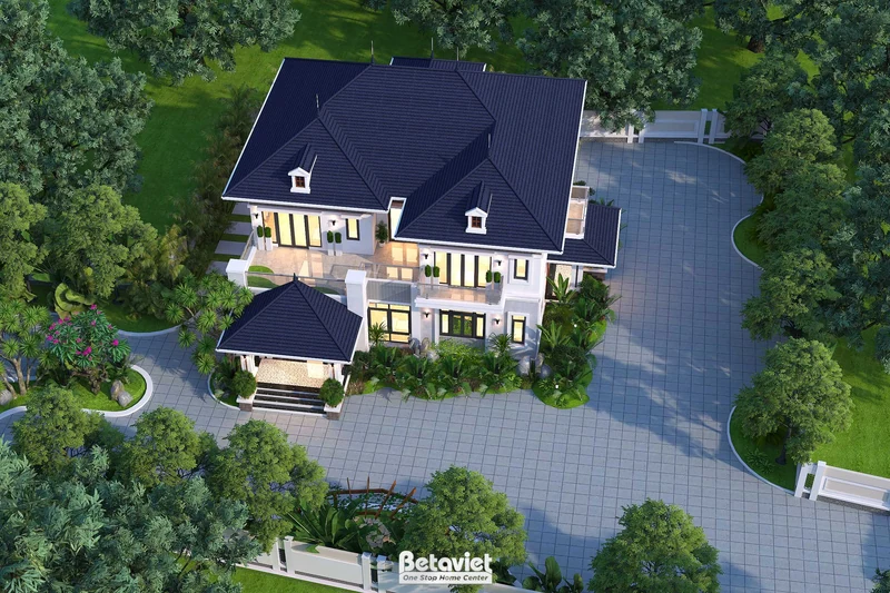 biệt thự 4 tầng