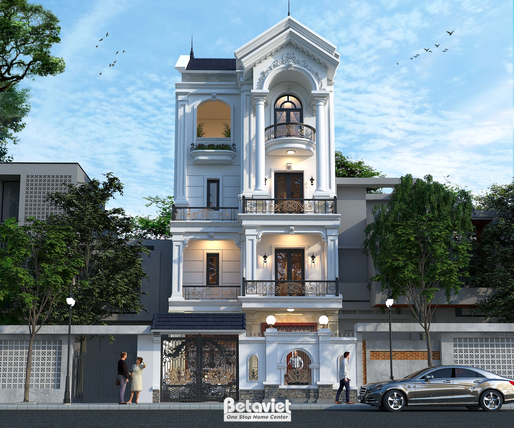 Thiết kế nhà phố, biệt thự liền kề