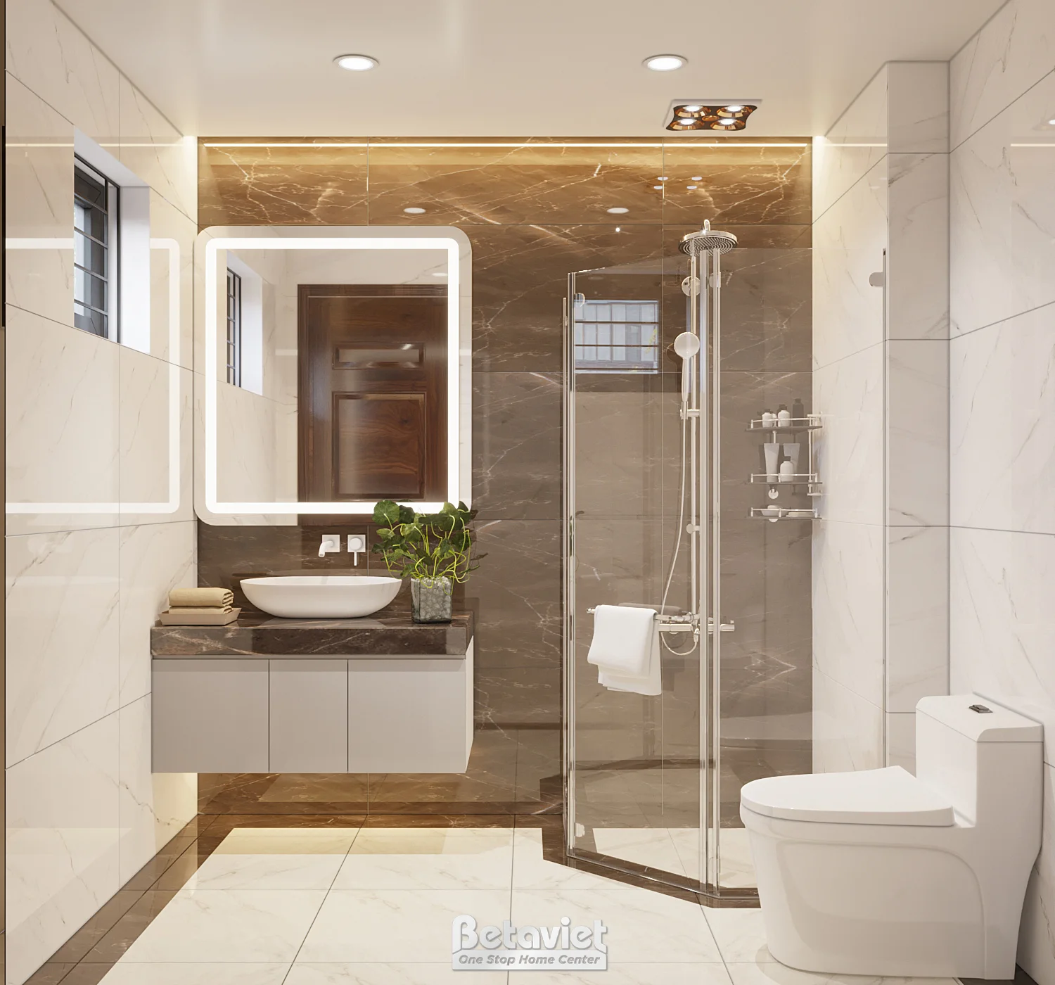 biệt thự 3 tầng phong cách tân cổ điển tại Hà Nội