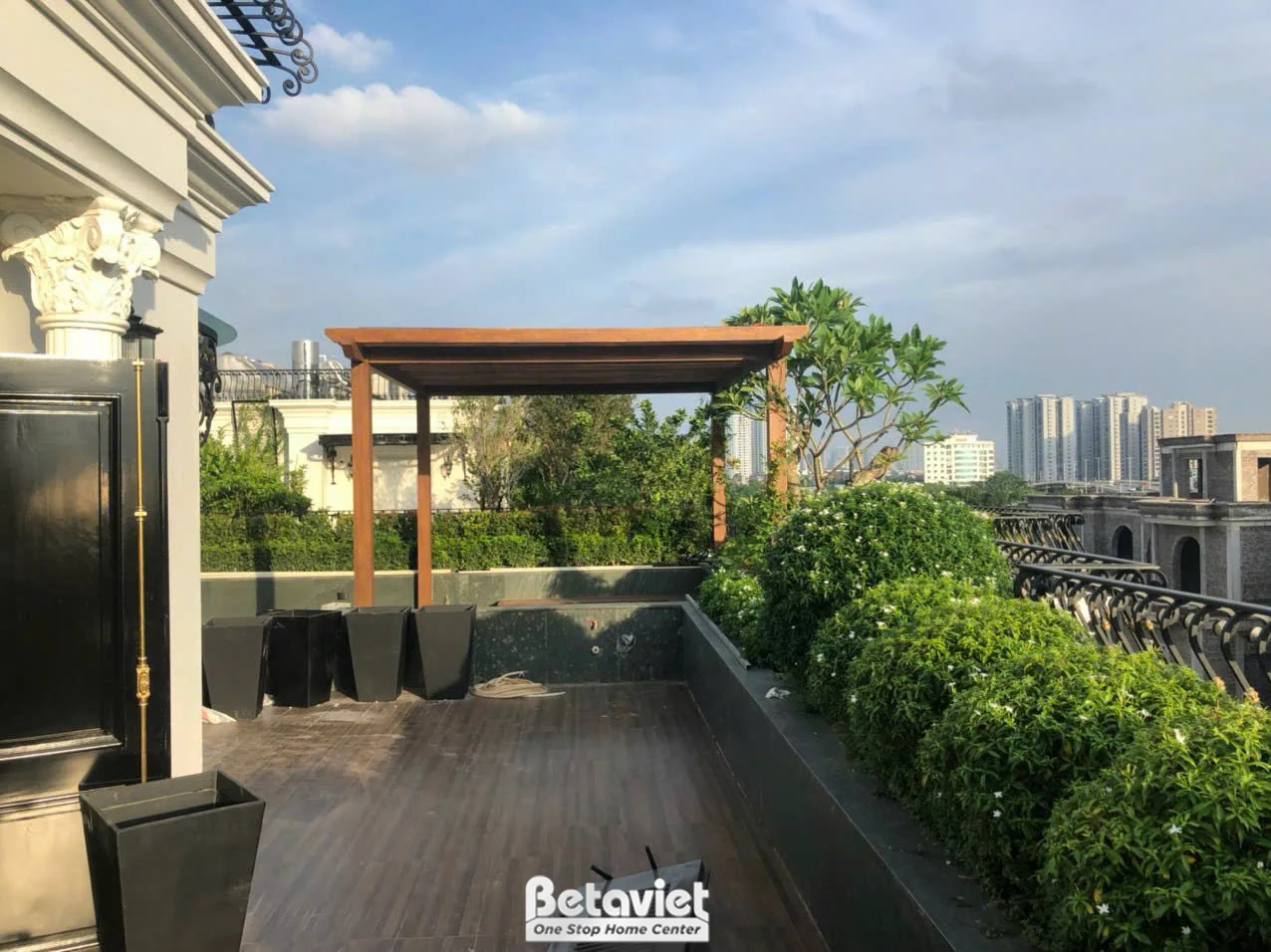 biệt thự 3 tầng phong cách hiện đại tại Thái Bình