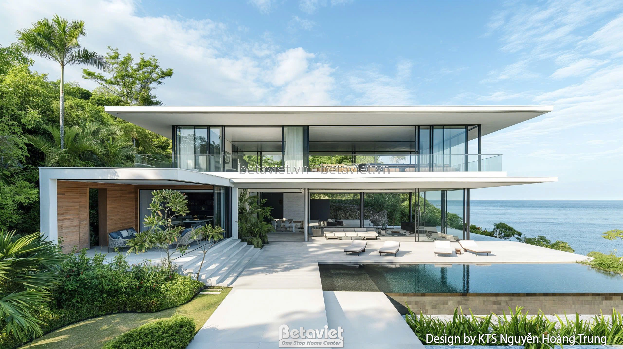 biệt thự 3 tầng phong cách tân cổ điển kiểu pháp tại Nam Định KT5000015-1