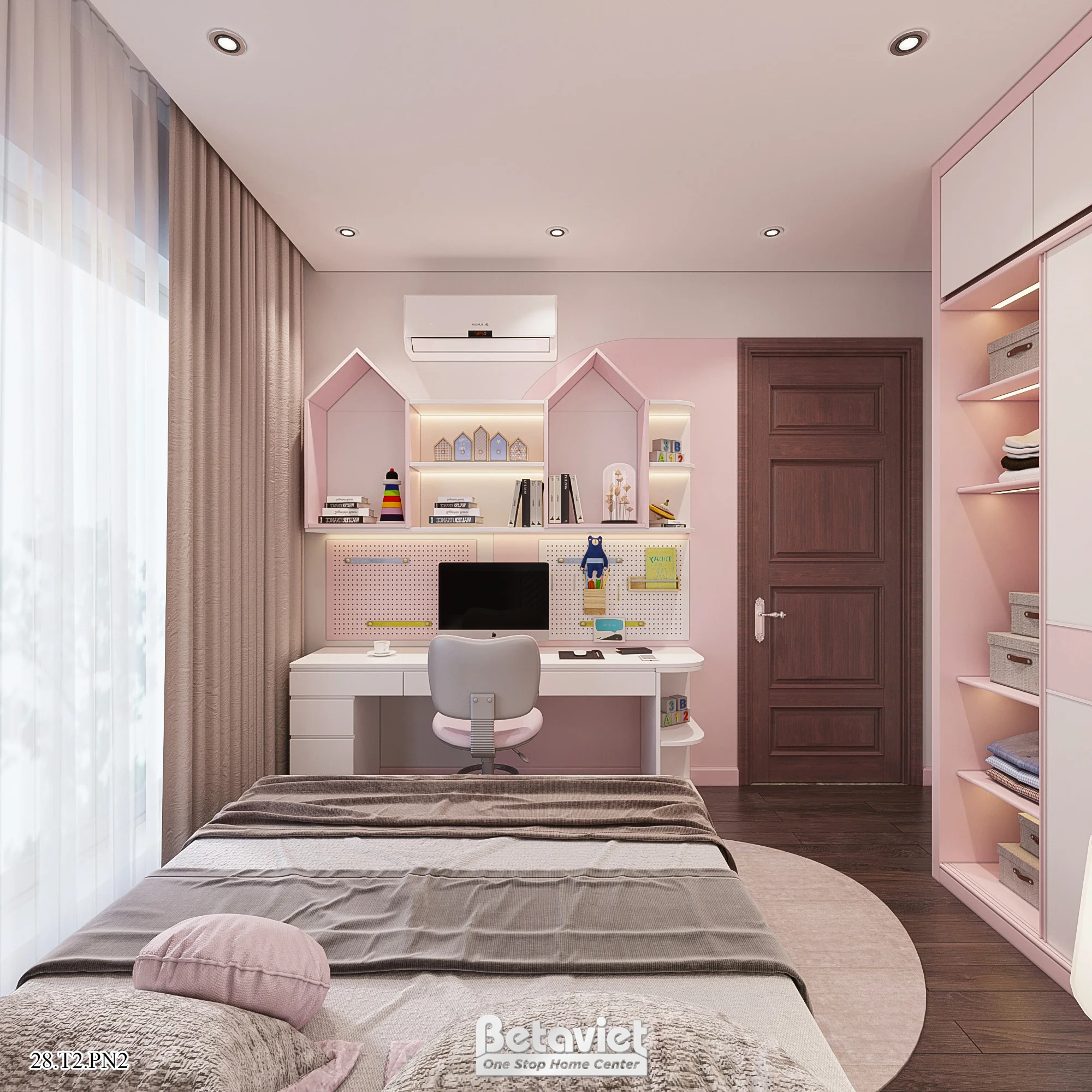 Phòng ngủ bé trai hiện đại biệt thự