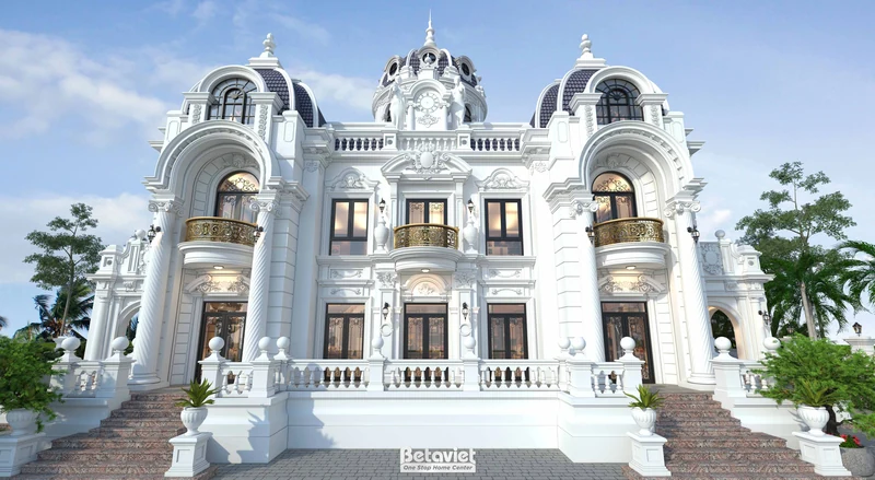 thiết kế lâu đài dinh thự