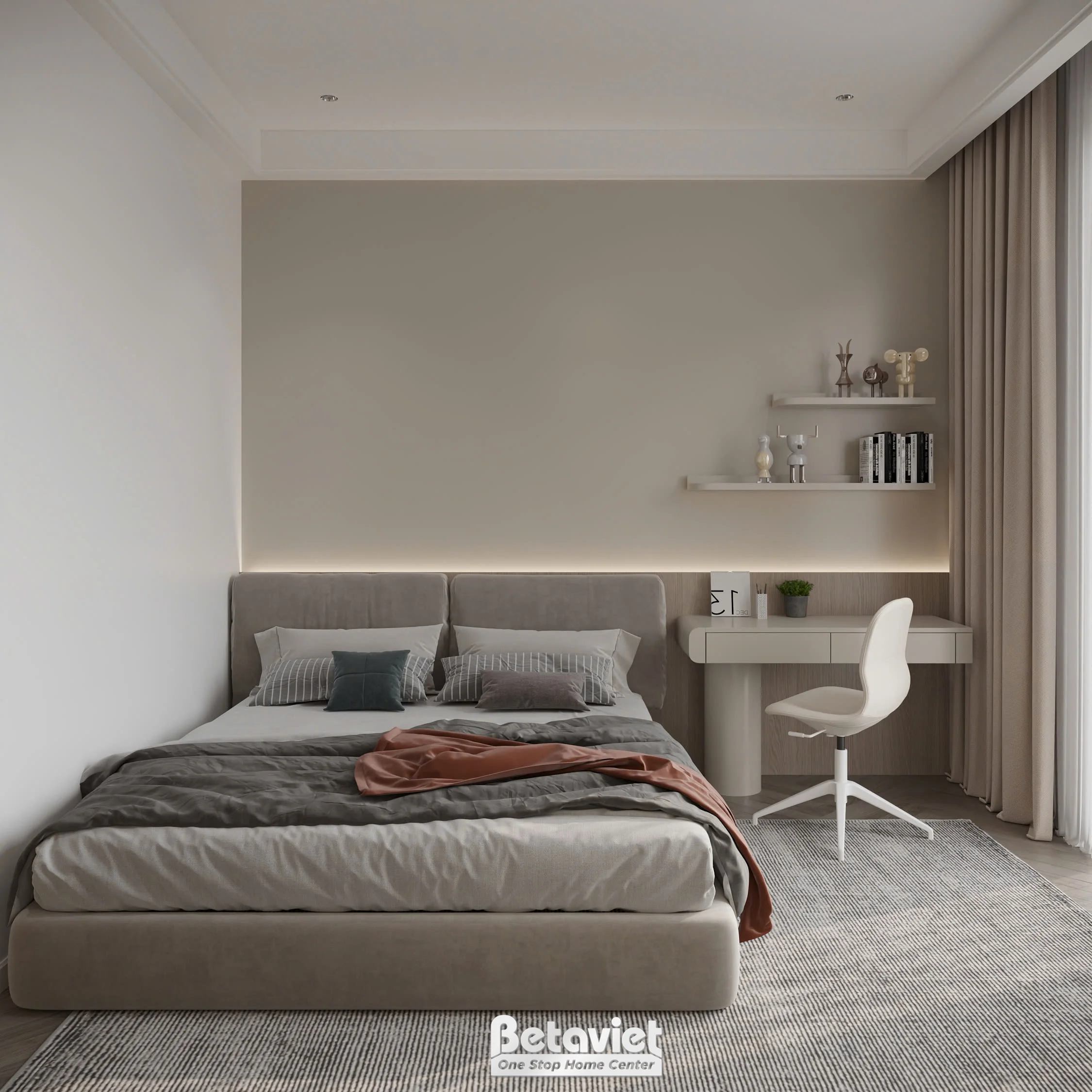 Phòng ngủ bé trai truyền thống Him Lam