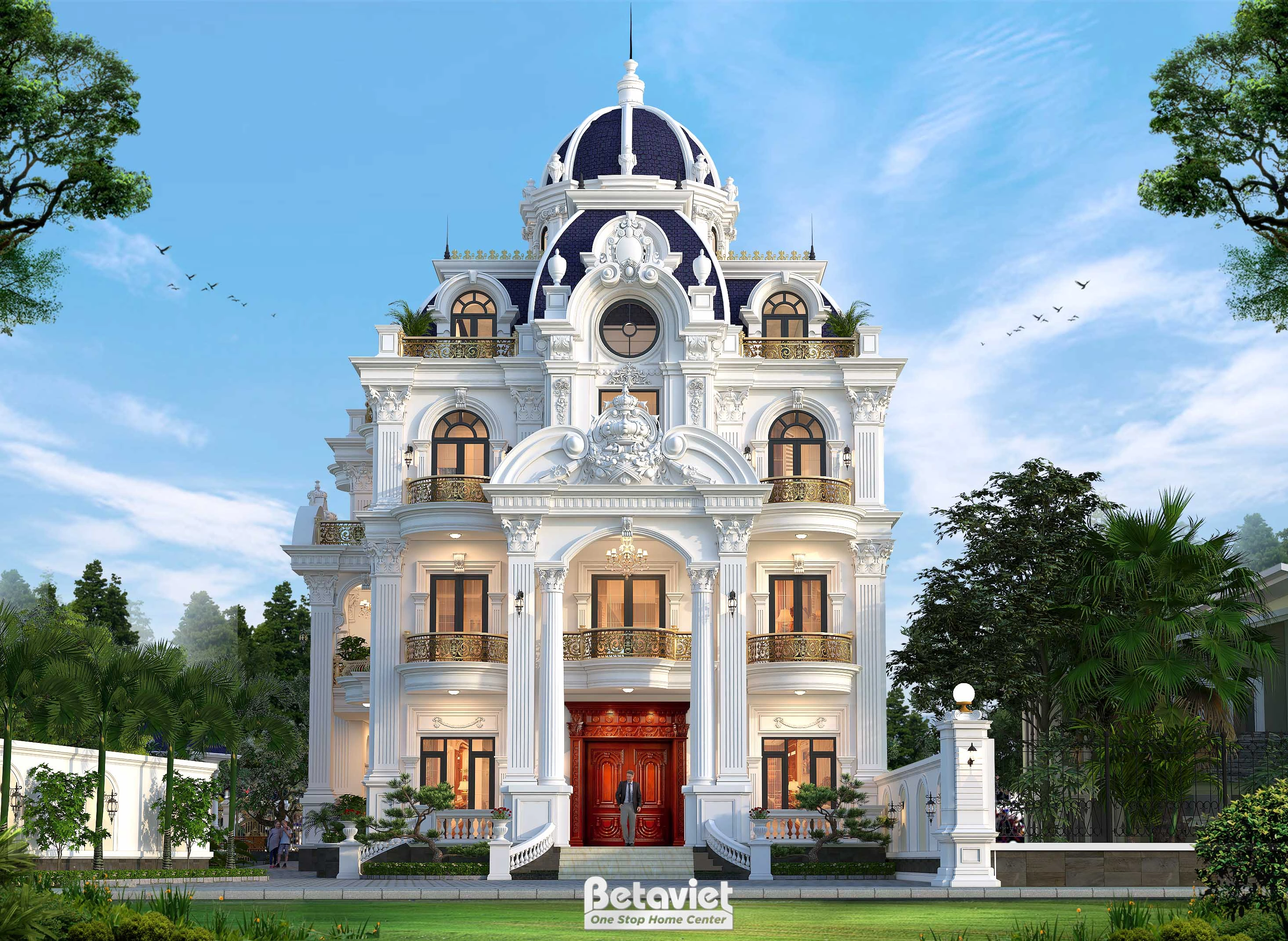 Mẫu thiết kế trường mầm non Hanami hiện đại tại Nghệ An