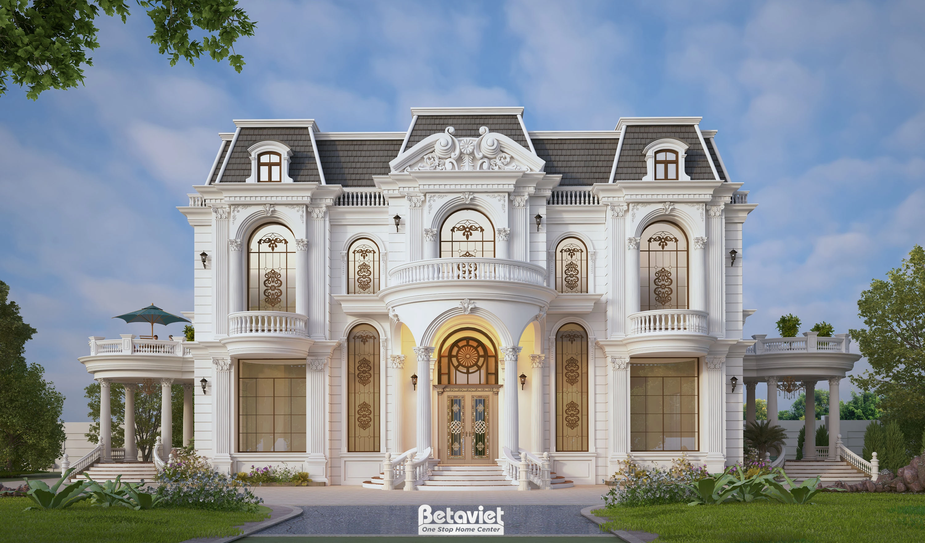 kiến trúc hiện đại trường mầm non Hạnh Phúc