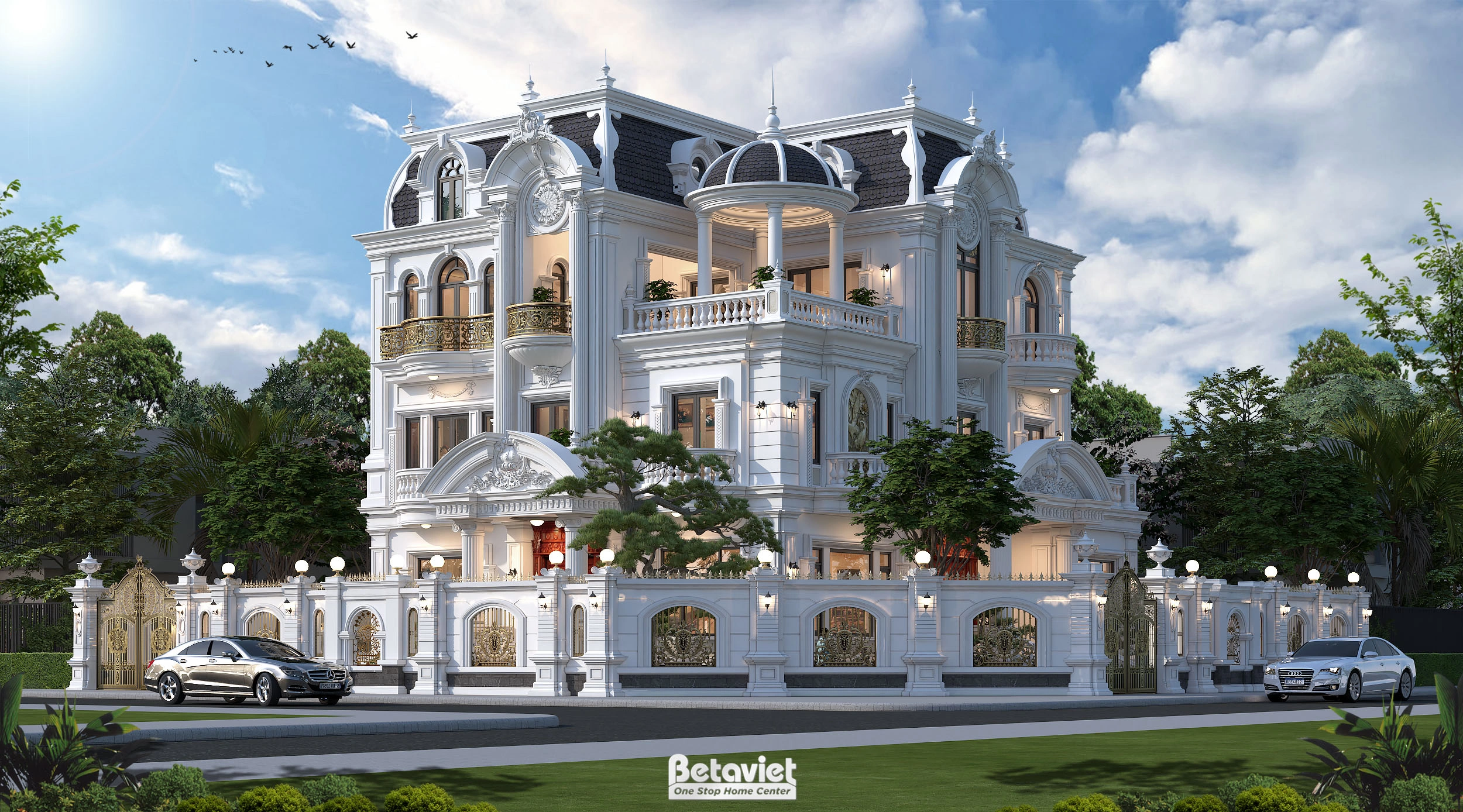 Mẫu thiết kế trường mầm non NT3 phong cách hiện đại