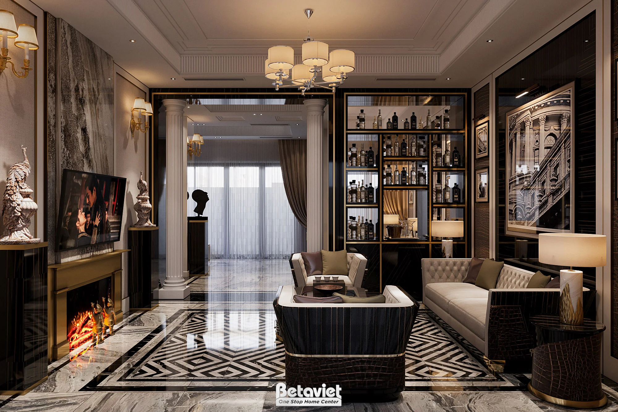 Phòng ngủ nữ tính cao cấp