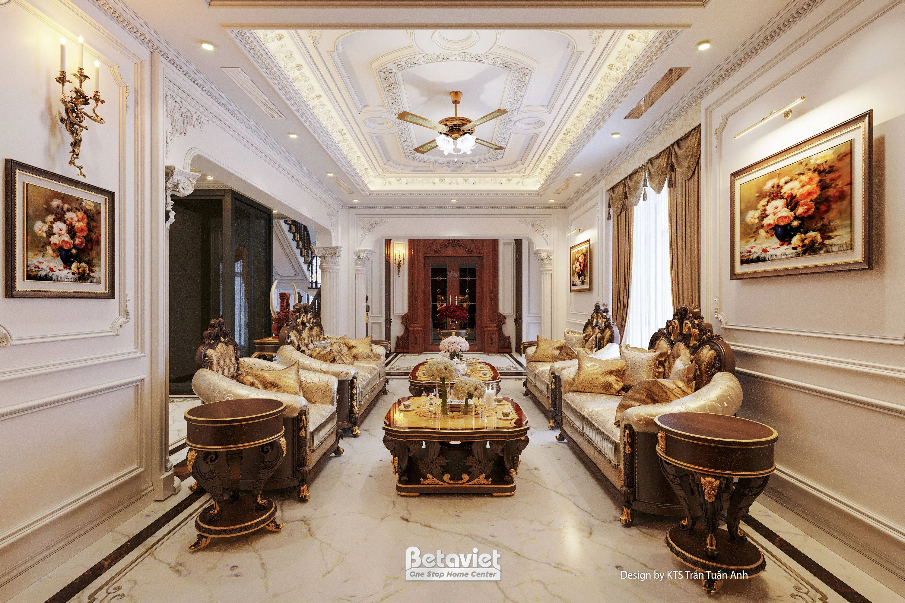 biệt thự phố 4 tầng phong cách hiện đại tại Thanh Hoá