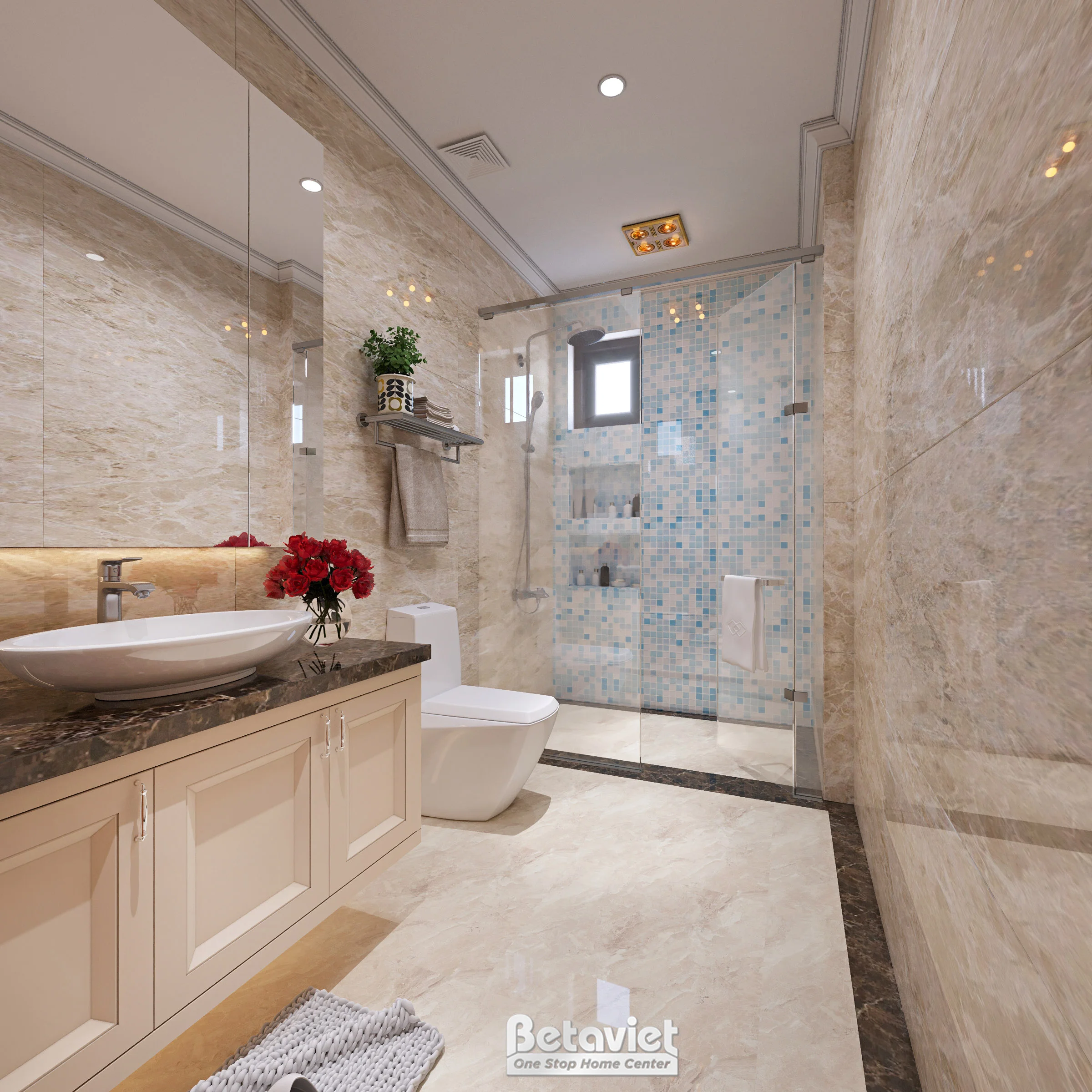 biệt thự 3 tầng phong cách hiện đại tại Thái Bình