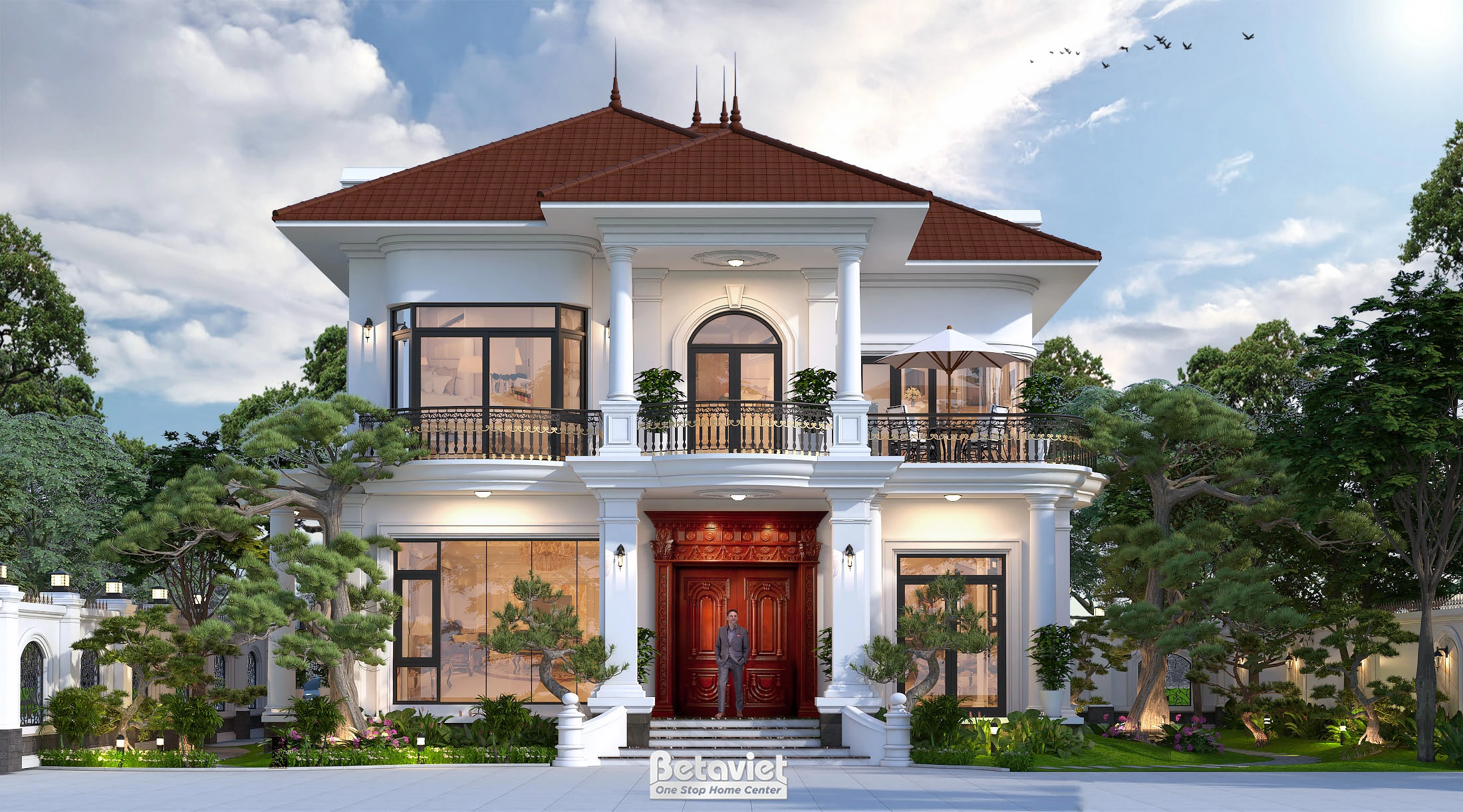 biệt thự 4 tầng