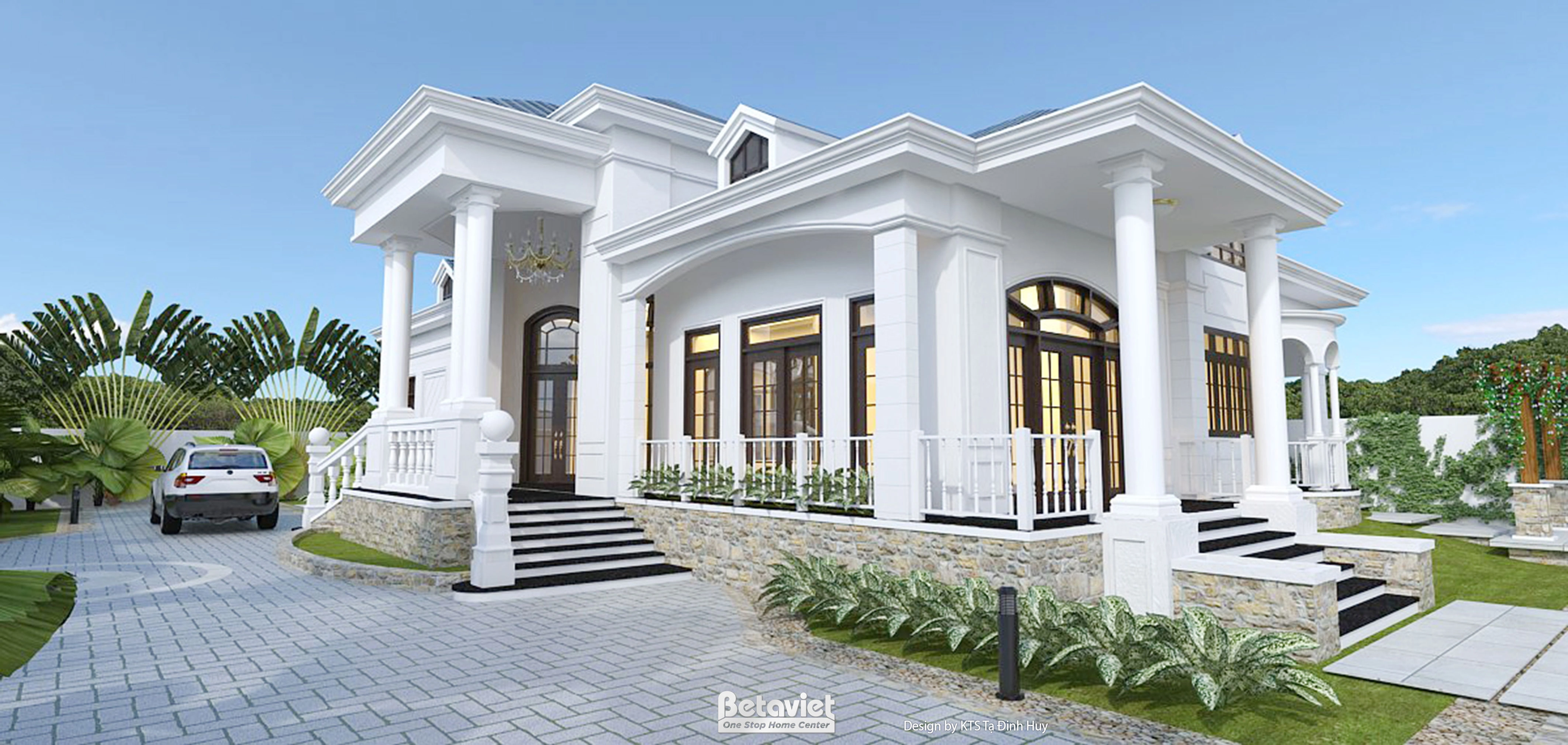 biệt thự 4 tầng