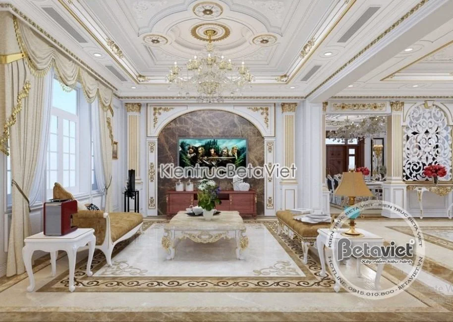 biệt thự 4 tầng tân cổ điển 530m2 tại Nam Định