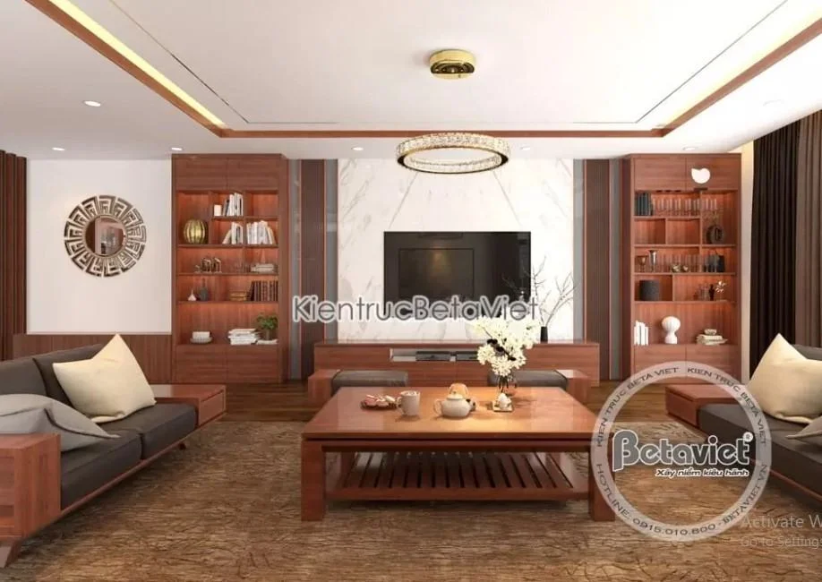 biệt thự 3 tầng phong cách tân cổ điển tại Hà Nam