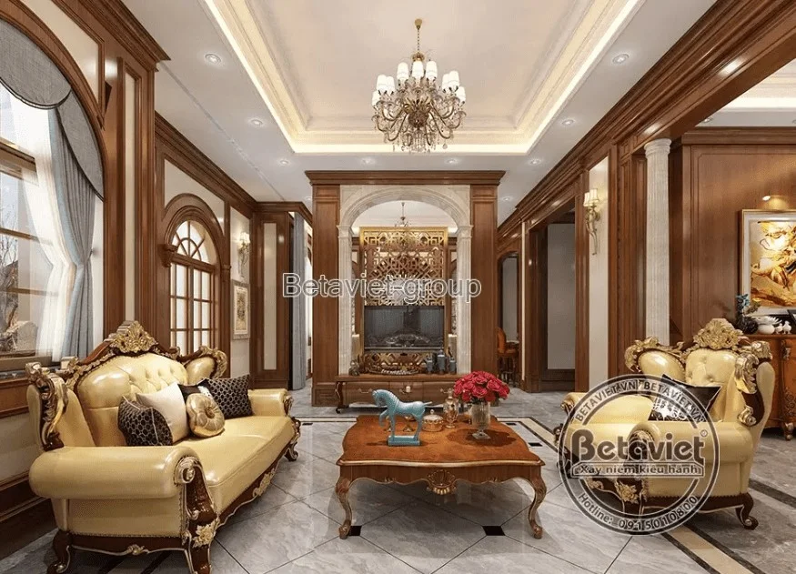 nhà phố 4 tầng phong cách tân cổ điển tại Thanh Hoá