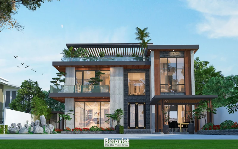 khách sạn hiện đại 7 tầng phong cách hiện đại tại Hà Nội