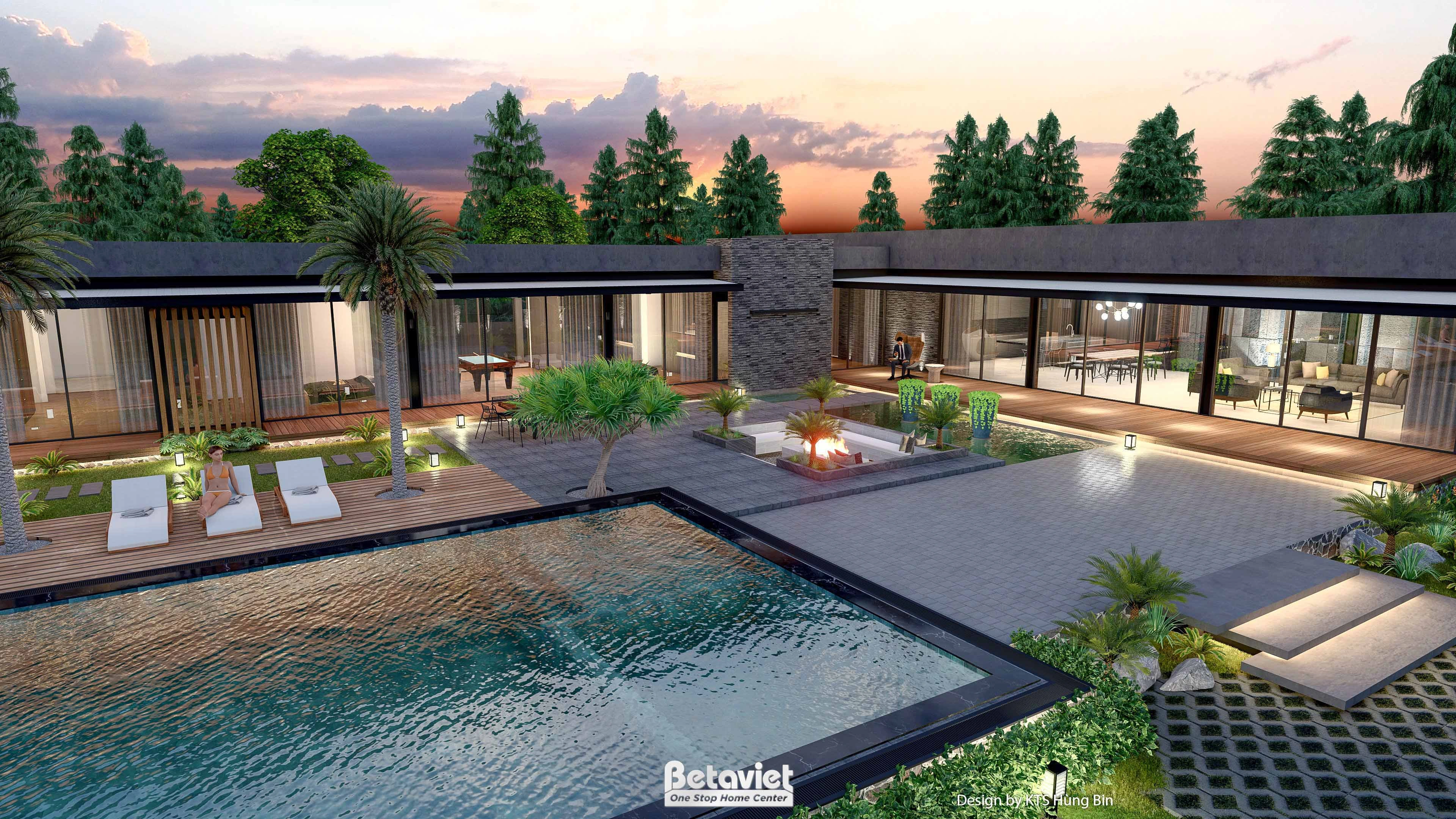 Biệt thự hoàn thiện Anh Tuấn Lạng Sơn mặt tiền