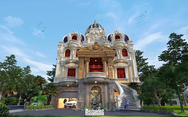 thiết kế lâu đài dinh thự