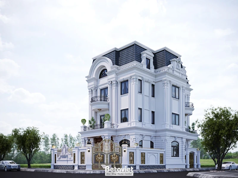 biệt thự 2 tầng phong cách Địa Trung Hải tại Phú Thọ