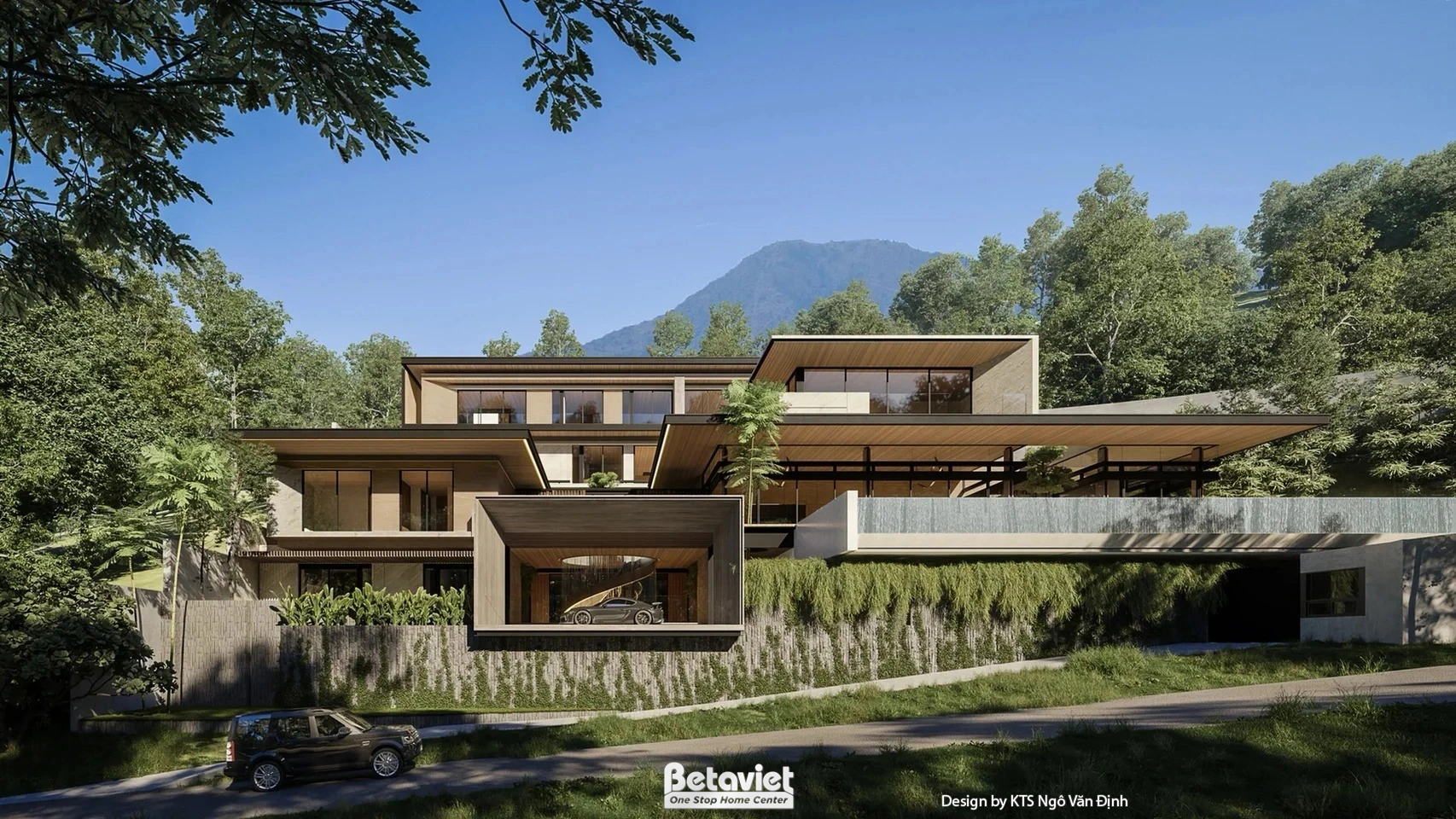 biệt thự 4 tầng