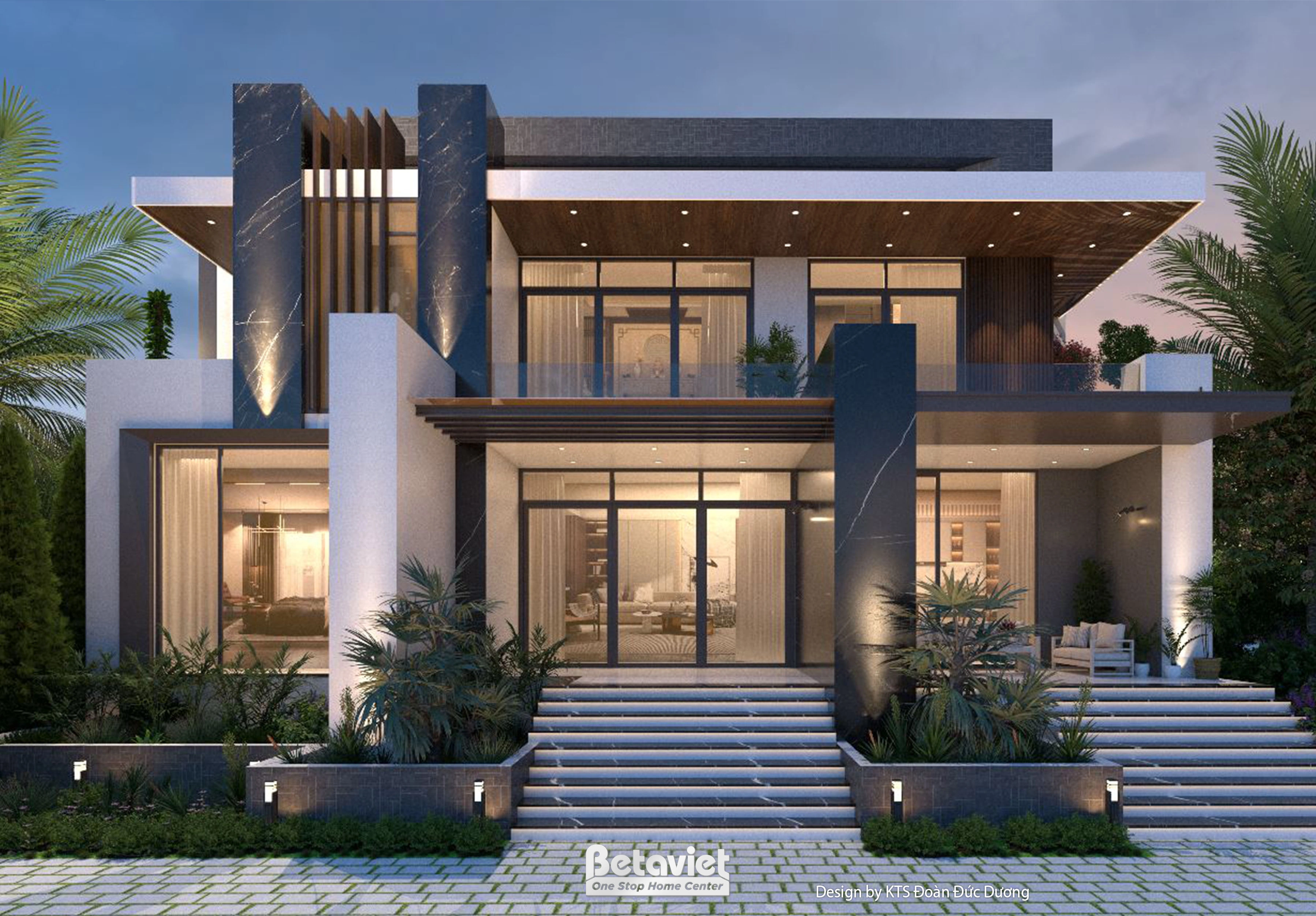 biệt thự 3 tầng phong cách tân cổ điển tại Hà Nam