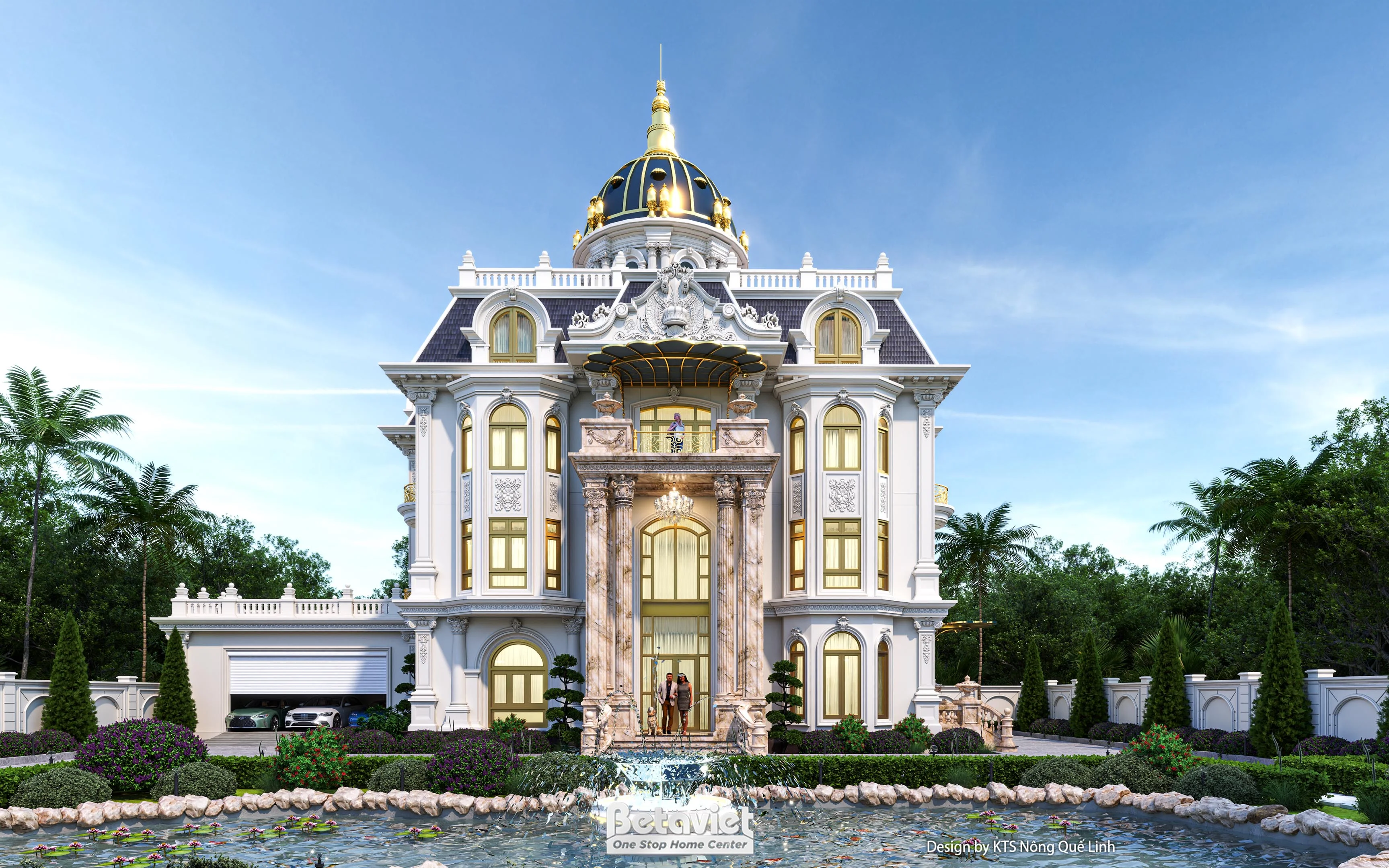 Dinh thự phong cách tân cổ điển tại hà nội