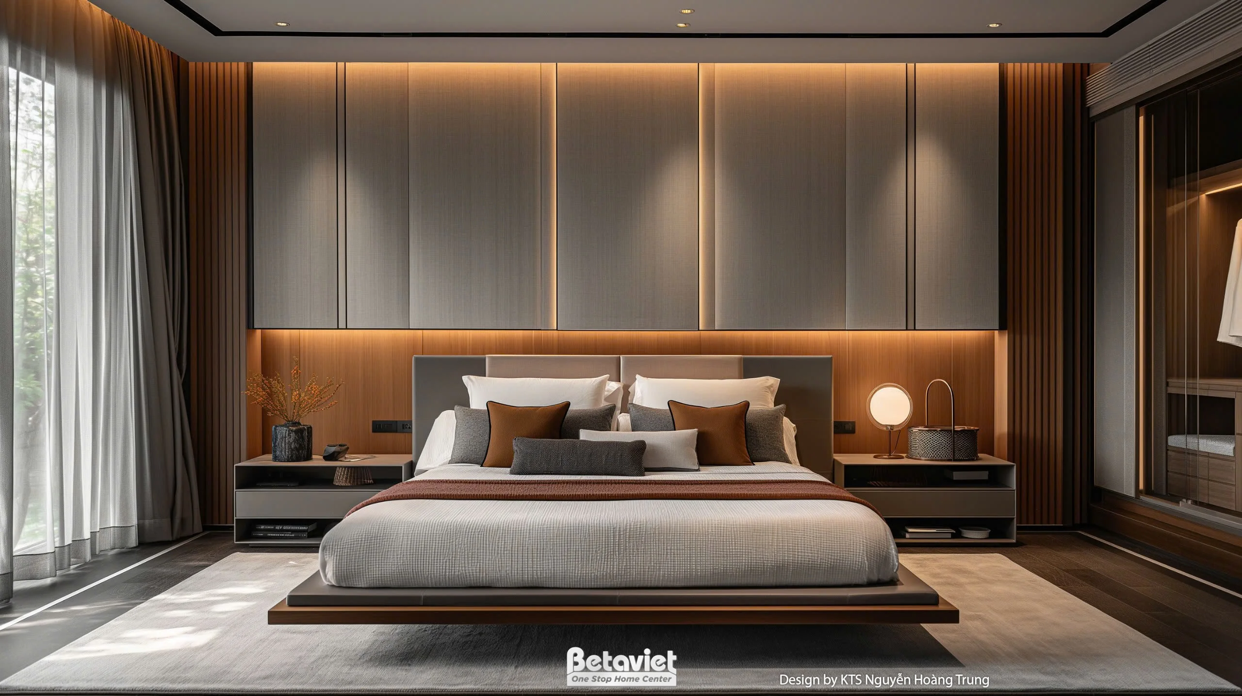 Mẫu phòng ngủ màu hồng đẹp