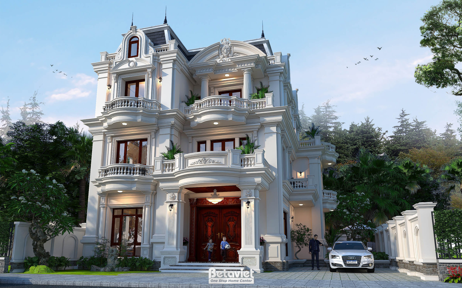 biệt thự có tầng hầm