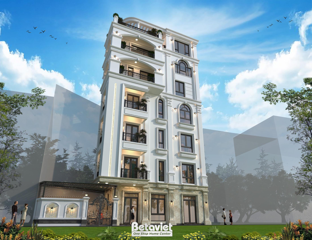 biệt thự có tầng hầm