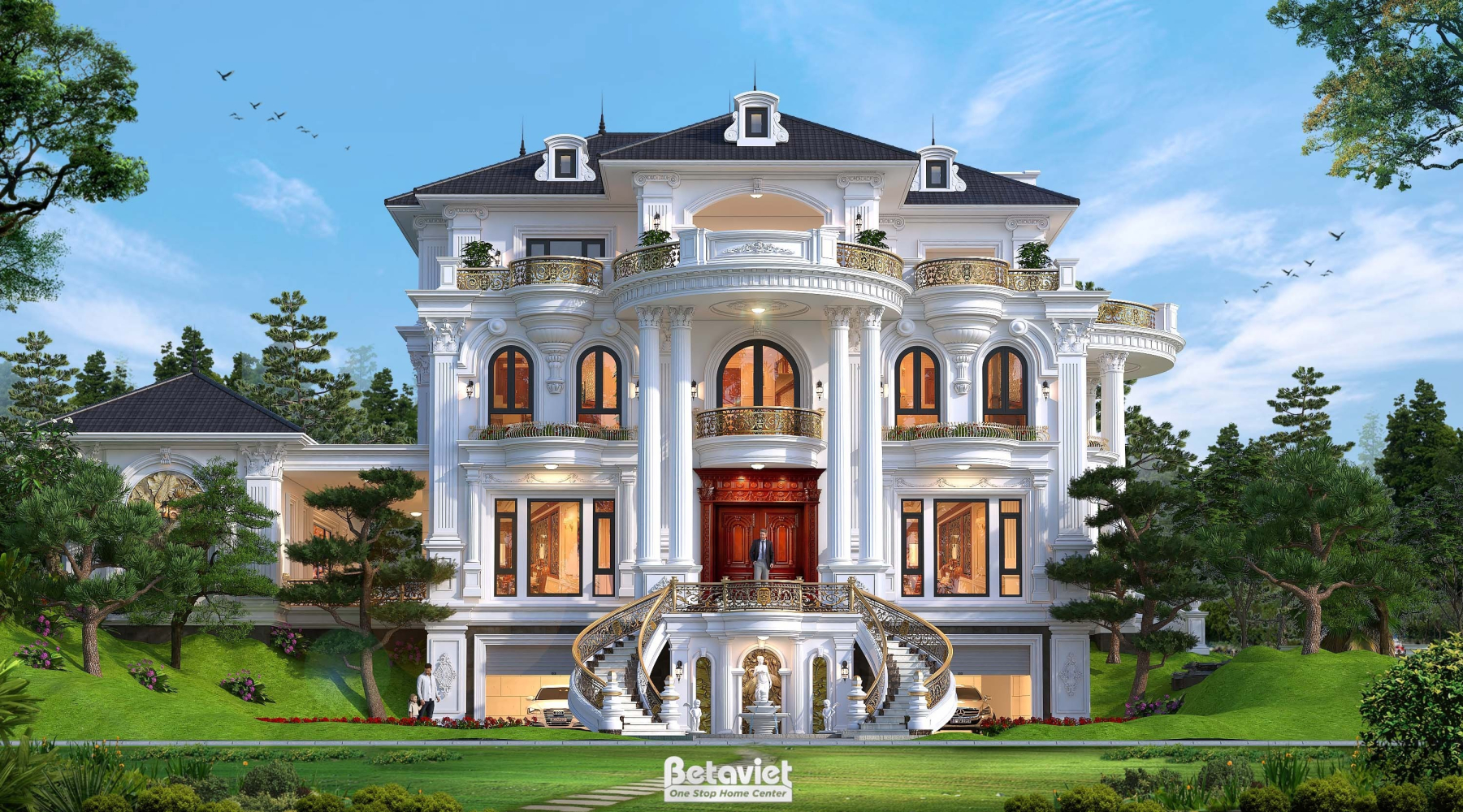 biệt thự có tầng hầm