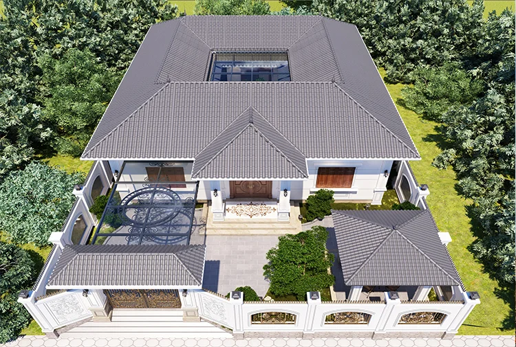 dinh thự 5 tầng phong cách tân cổ điển tại Quảng Ngãi