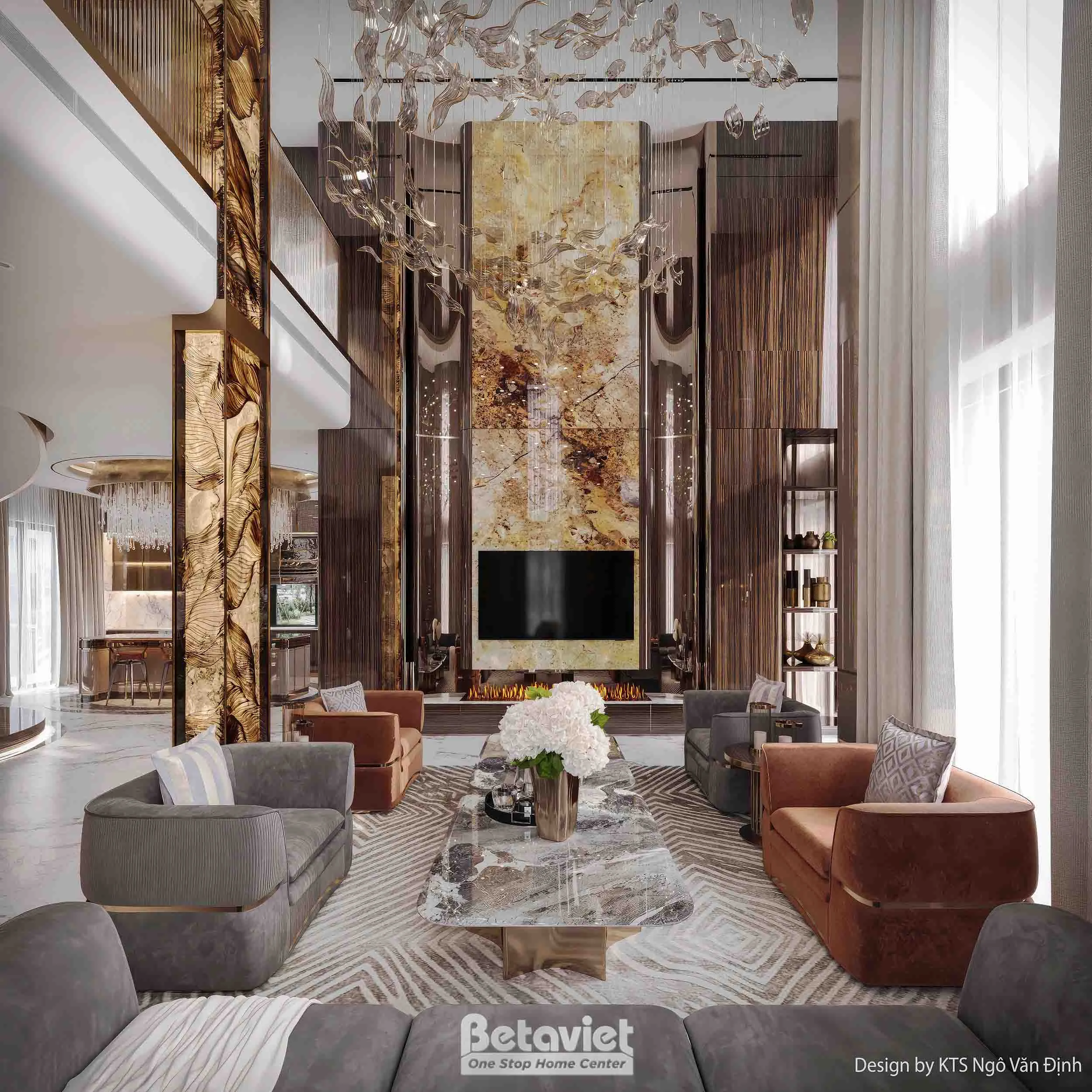 Nội thất luxury Vinhomes Ocean Park