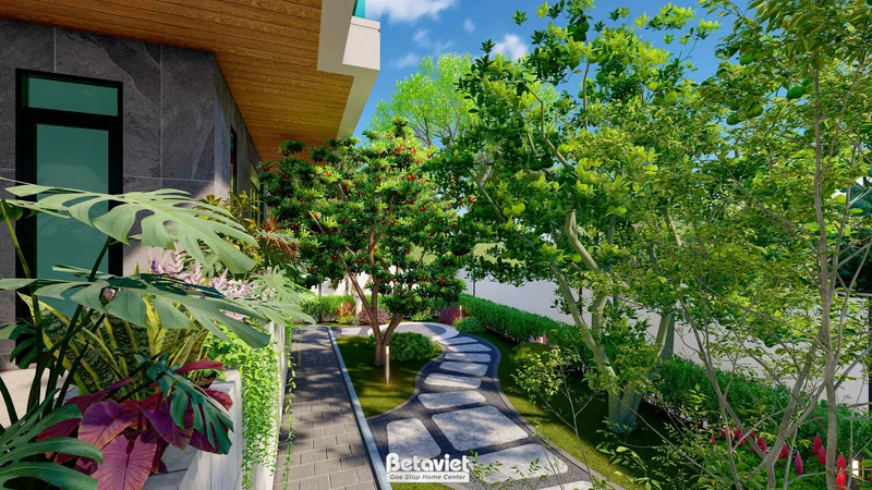 Ghé Thăm Villa Hiện Đại Với Khuôn Viên Hồ Cá Koi Cực Đỉnh